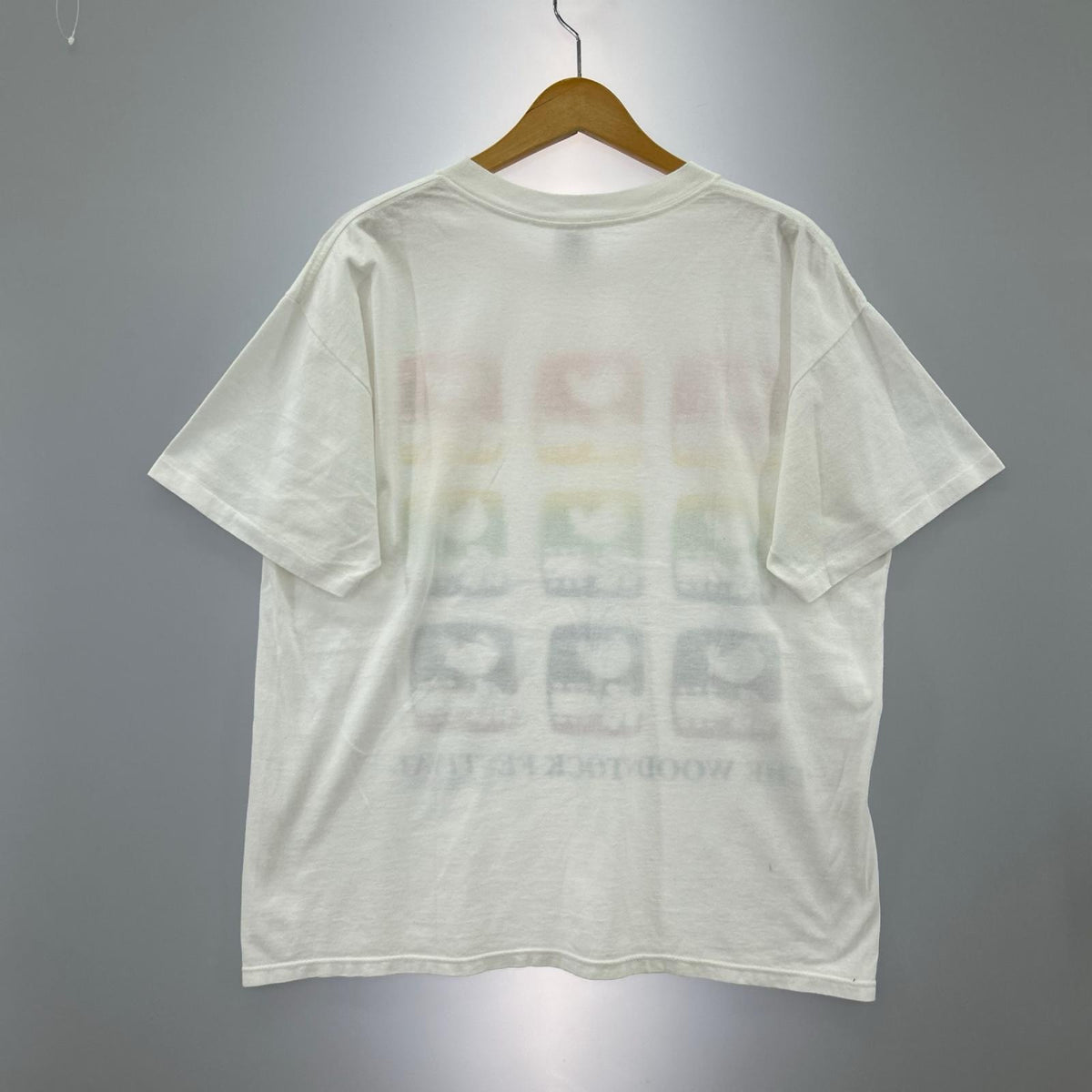 半袖Ｔシャツ 90s USA製 WOODSTOCK 白 (XL) ホワイト