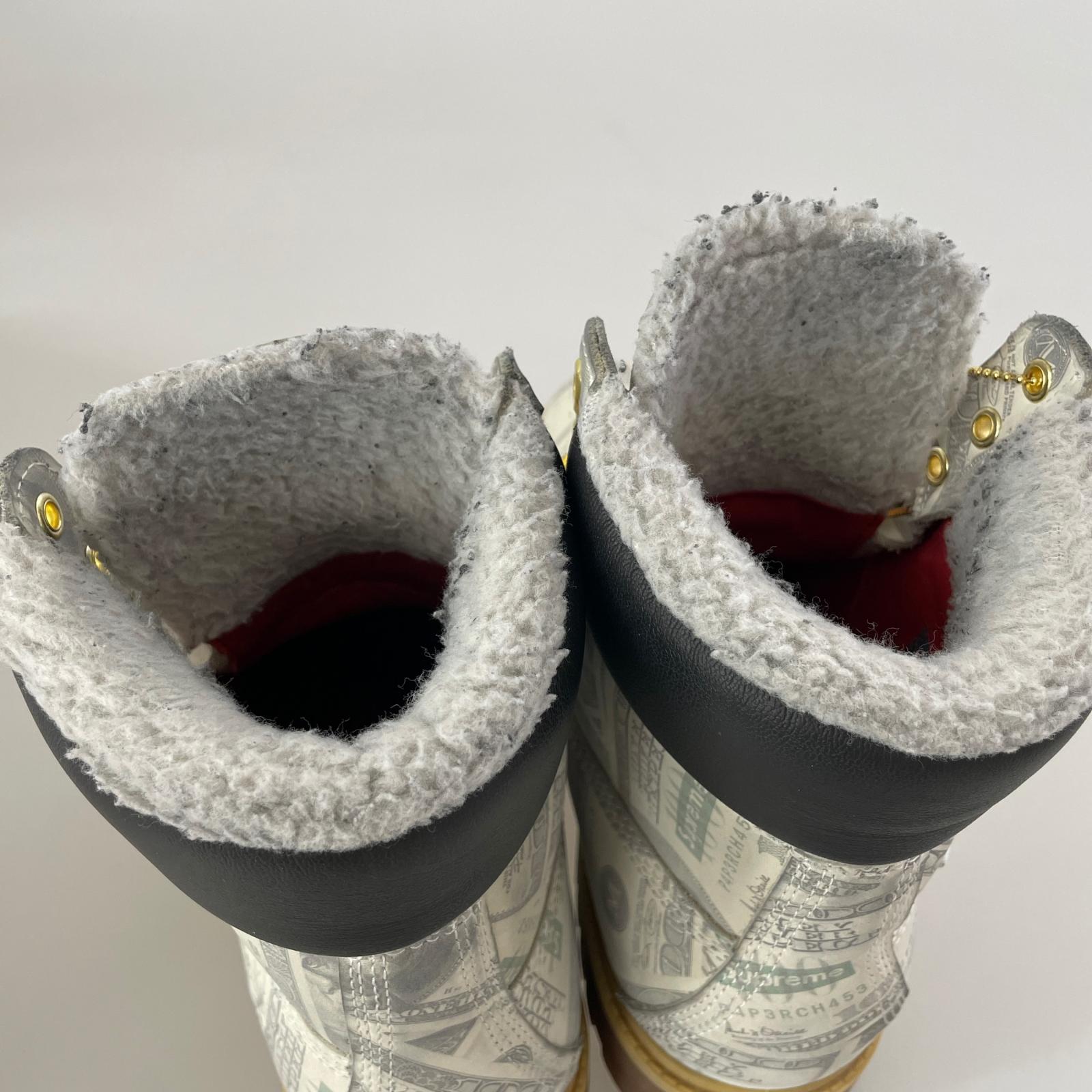 ブーツ Timberland×Supreme×MM6 Money 6 Boot 6-Inch Boot 26.0cm 26cm (US8 UK7 1/2 EU42) ホワイト