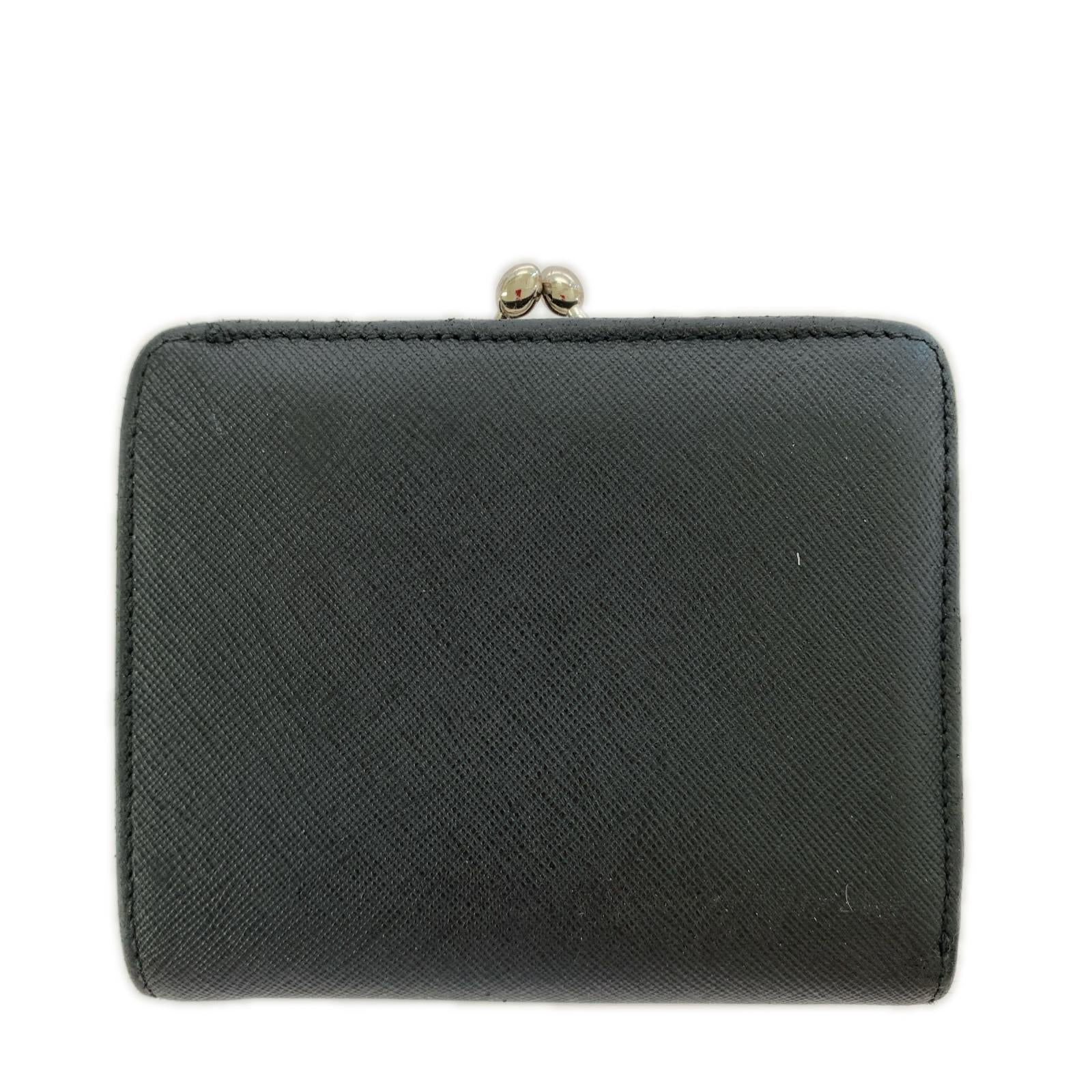 コンパクトウォレット SAFFIANO WALLET FR PKT ブラック