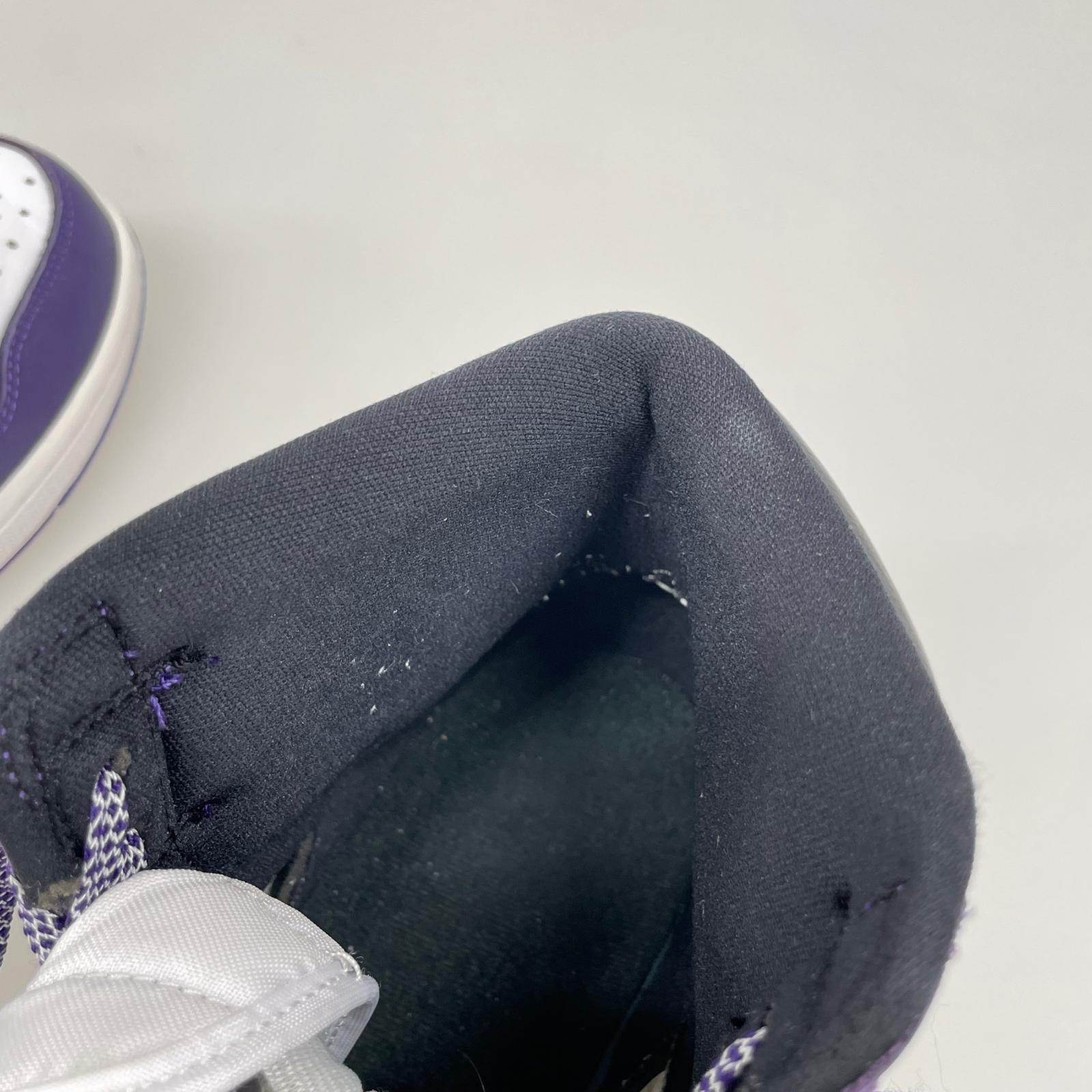 スニーカー Air Jordan 1 Retro High OG 28cm 白/紫 28cm (US10 UK9 1/2 EU46)