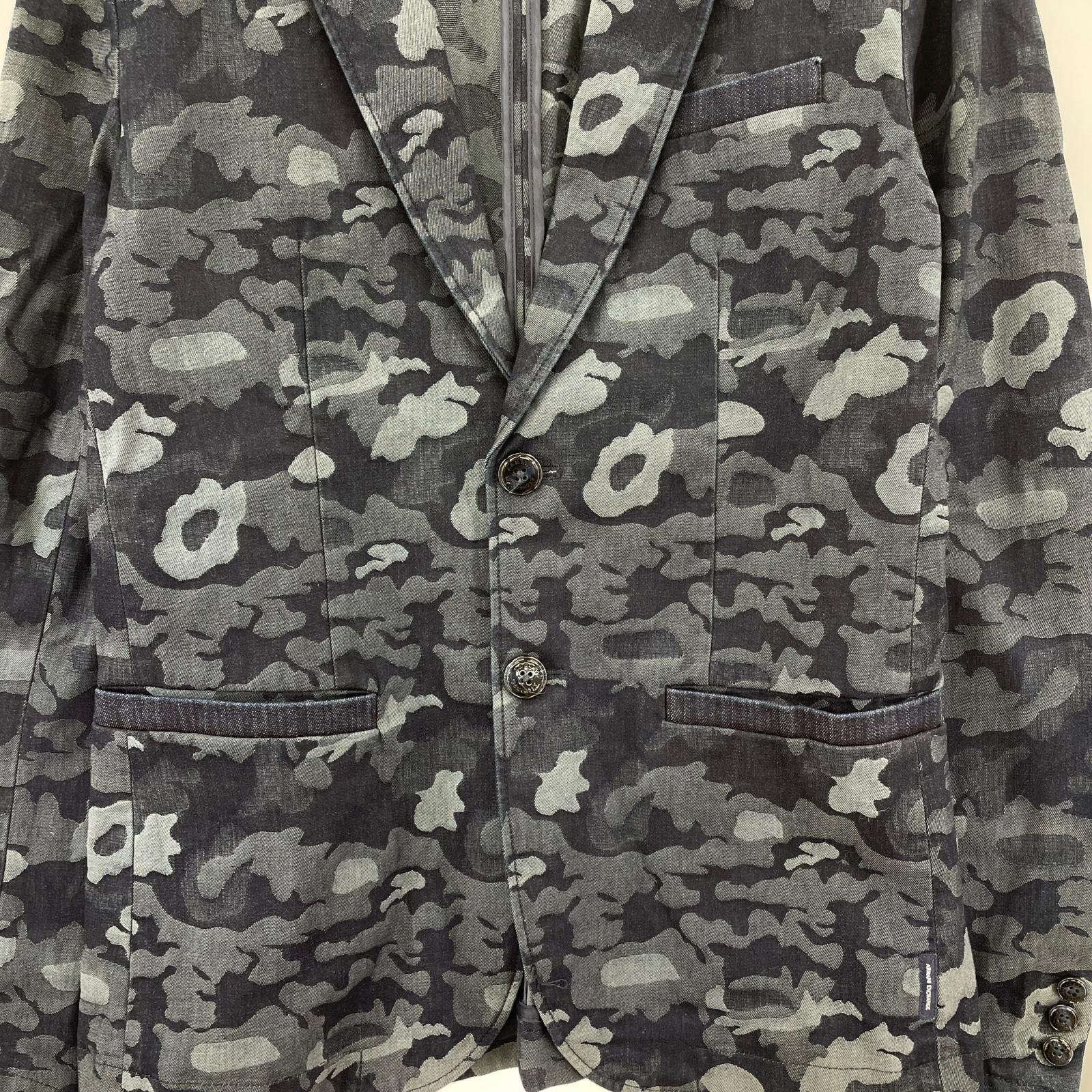 ジャケット ARMANI EXCHANGE カモフラ 紺 36