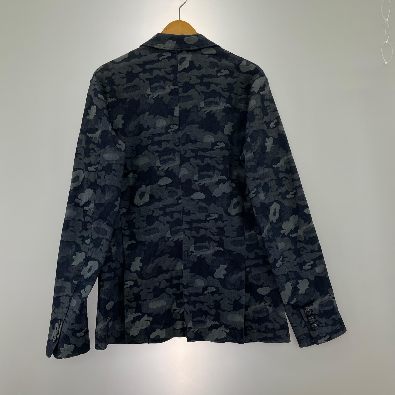 ジャケット ARMANI EXCHANGE カモフラ 紺 36