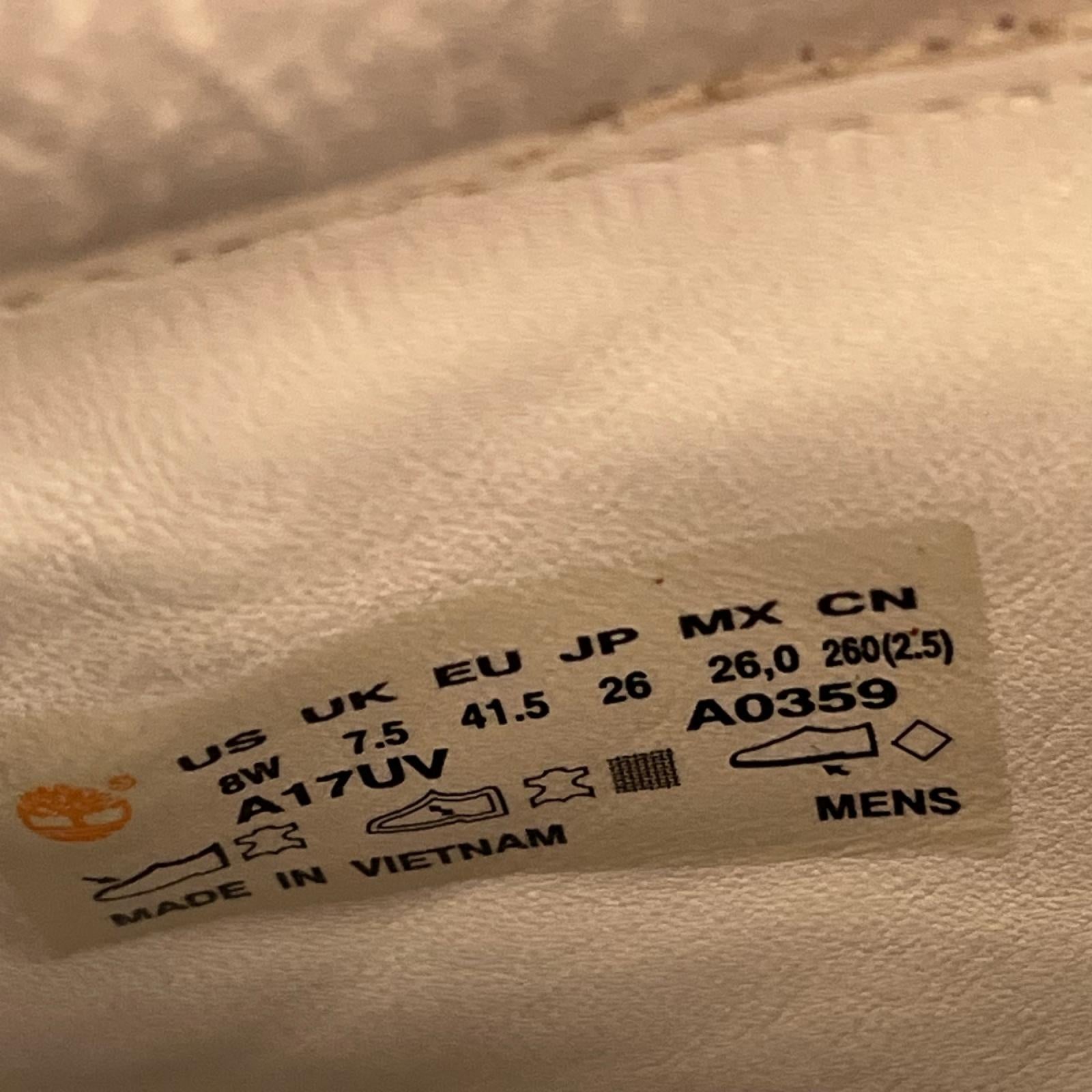 シューズ Timberland　A17UV　6インチ　ブーツ 26cm (US8 UK7 1/2 EU42) ブラウン
