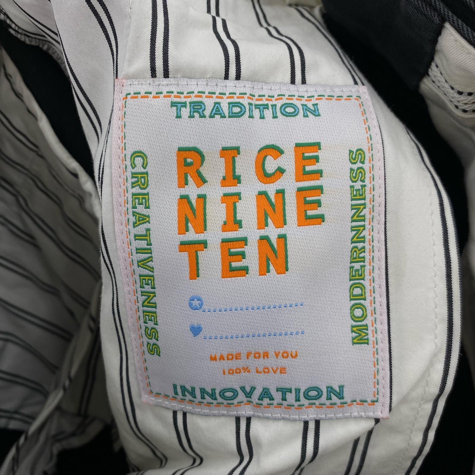 ショートパンツ RICE NINE TEN THREE QUARTER CHINOS 2TUCK 1 ブラック