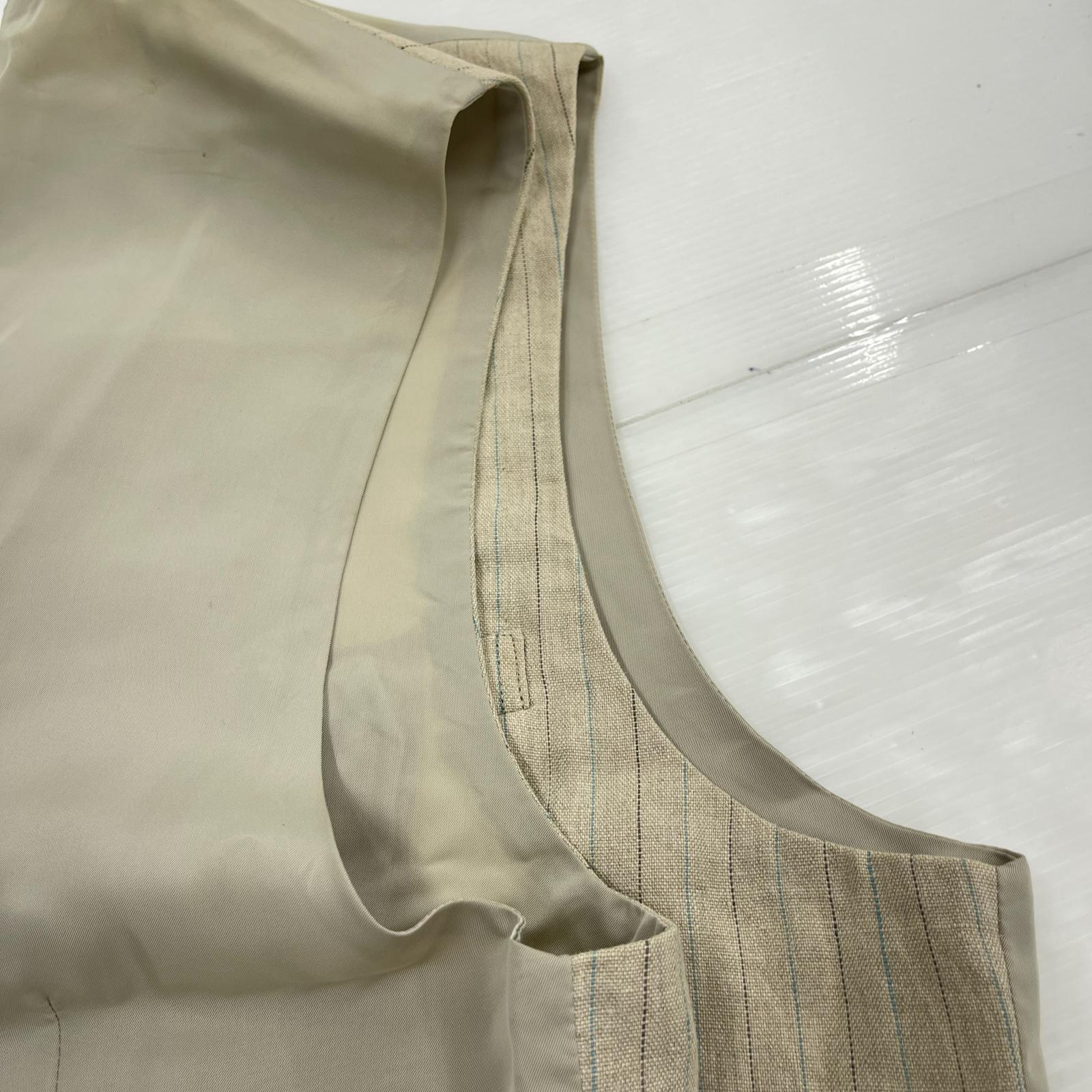 その他アウター 95ss Linen Vest M