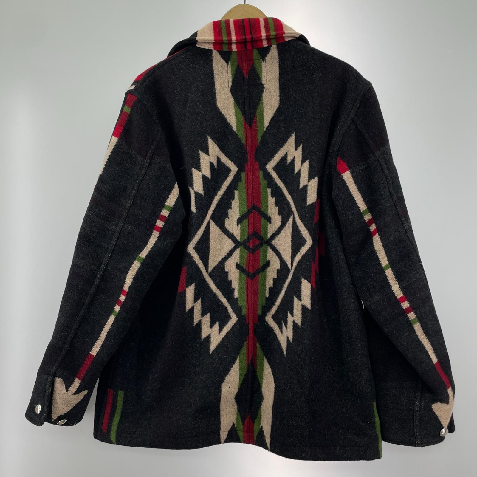 ジャケット WOOL JACQUARD JACKET (38) ネイティブ柄 38 マルチカラー
