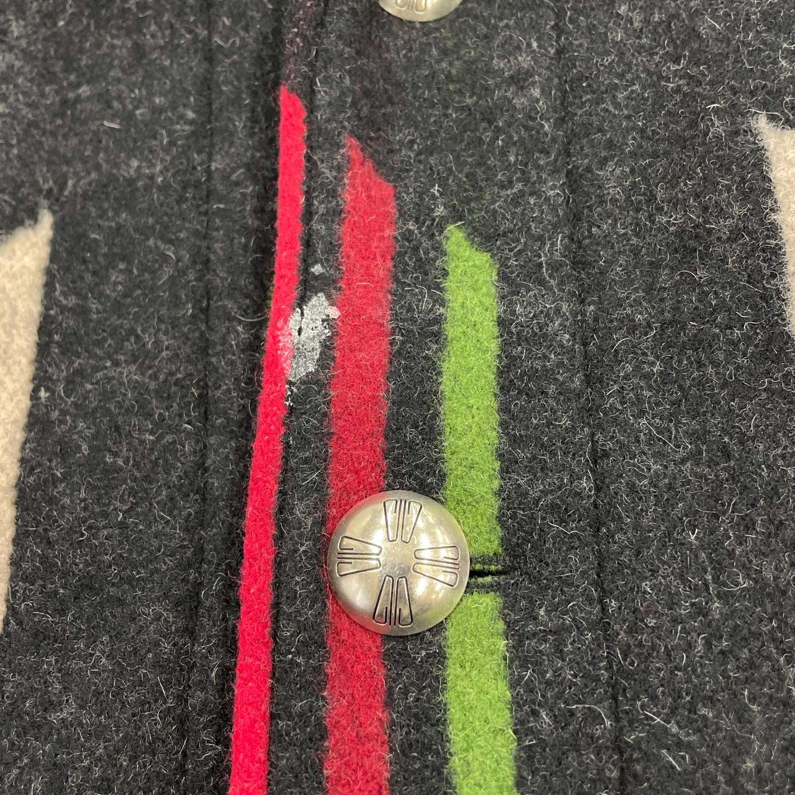 ジャケット WOOL JACQUARD JACKET (38) ネイティブ柄 38 マルチカラー