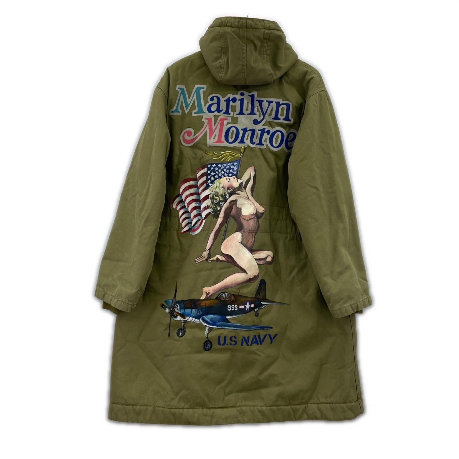 ジャケット WAIPER ペイントモッズコート カーキ カーキ