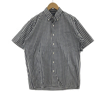 半袖シャツ 90s GREGGOR ギンガムチェック BLU S S ブルー