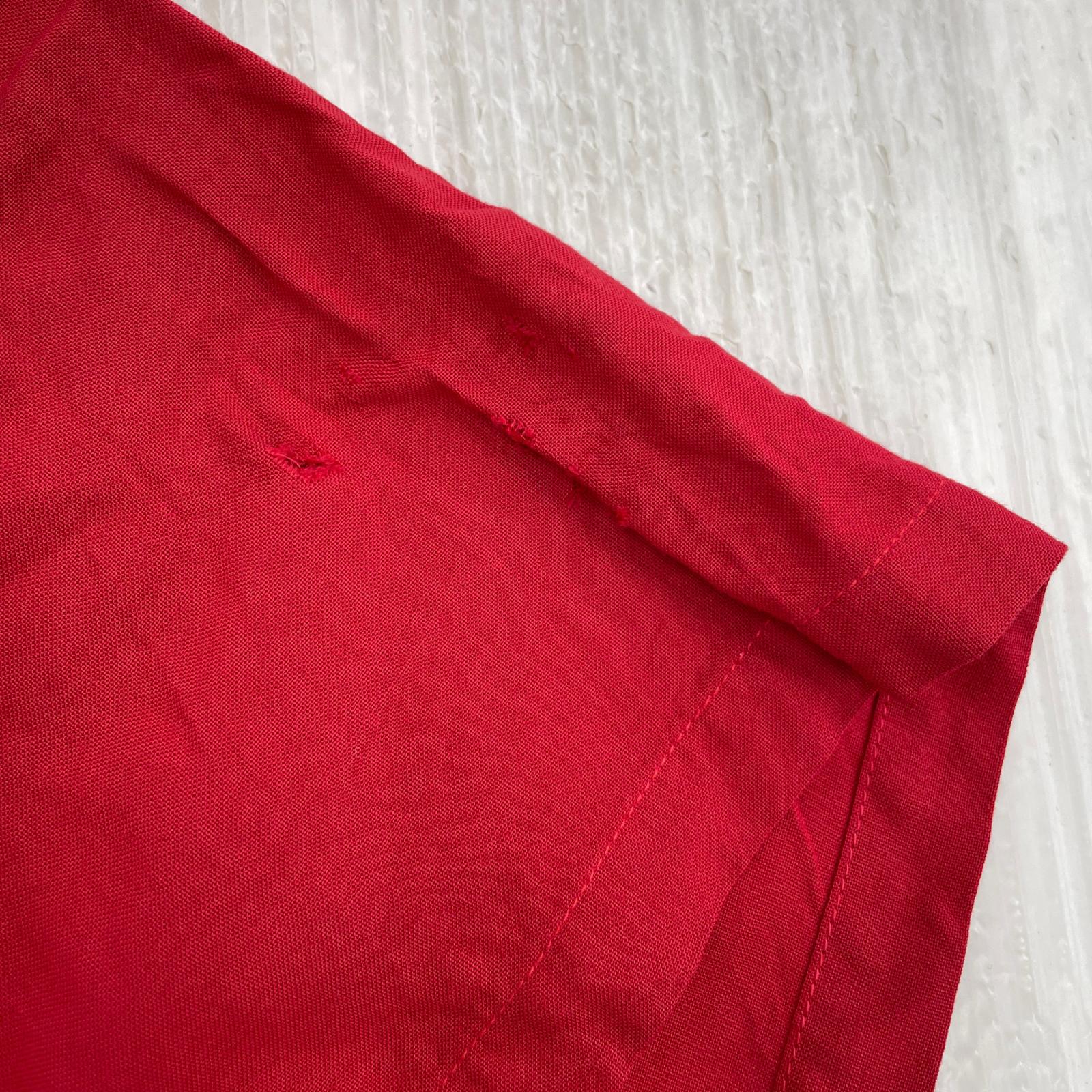半袖シャツ OLYMPIAN BOWLING SHIRT レッド M M レッド