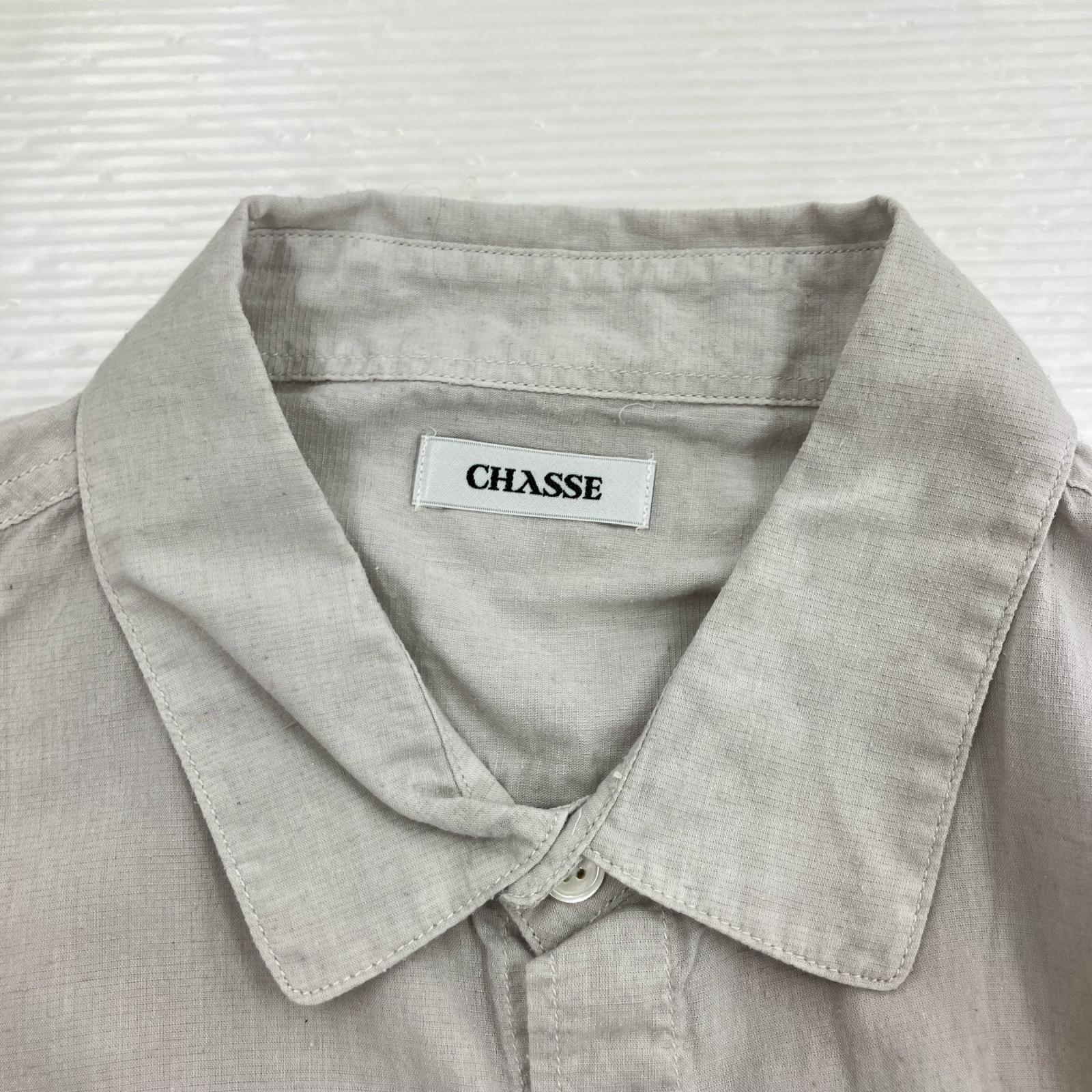 長袖シャツ CHASSE 26SS SH1 KATRN-SCR 2ポケットシャツ F グレー フリー グレー