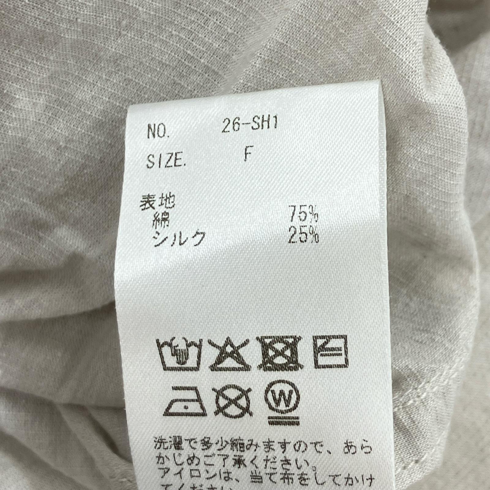 長袖シャツ CHASSE 26SS SH1 KATRN-SCR 2ポケットシャツ F グレー フリー グレー