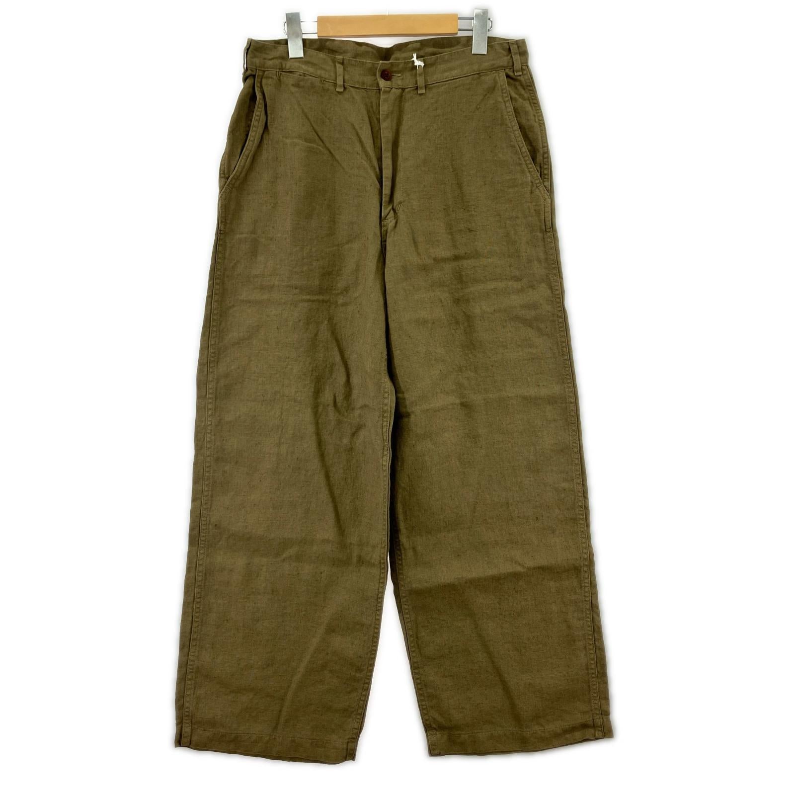 パンツ marka 26SS 18/- Linen Canvas / U.S.Army Pants 2 カーキ