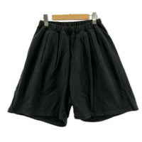 ショートパンツ ANCELLM 25SS TUCK SWEAT SHORTS スウェットショーツ 1 ブラック ブラック