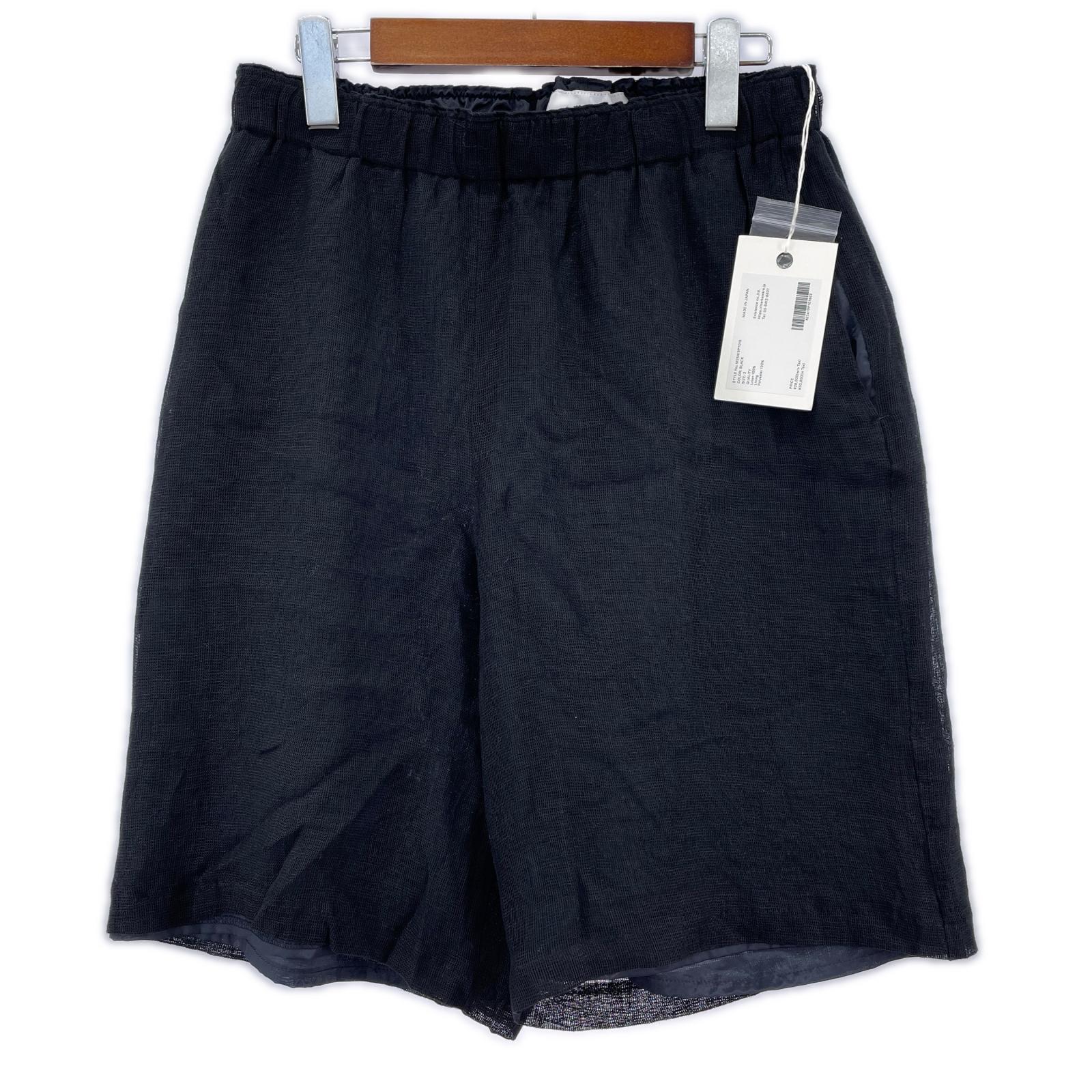 ショートパンツ marka 25SS リネンショートパンツ 2 ブラック ブラック