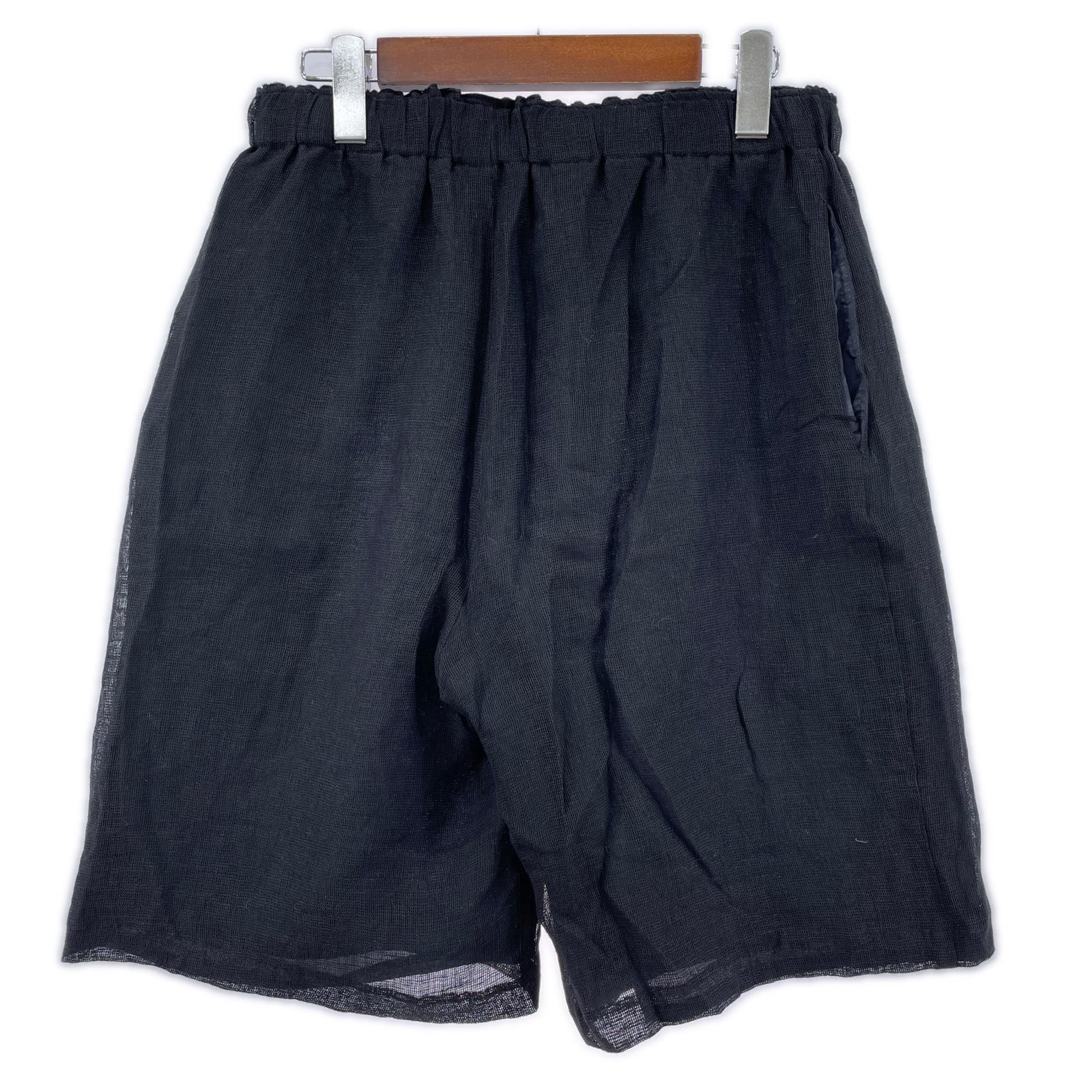 ショートパンツ marka 25SS リネンショートパンツ 2 ブラック ブラック