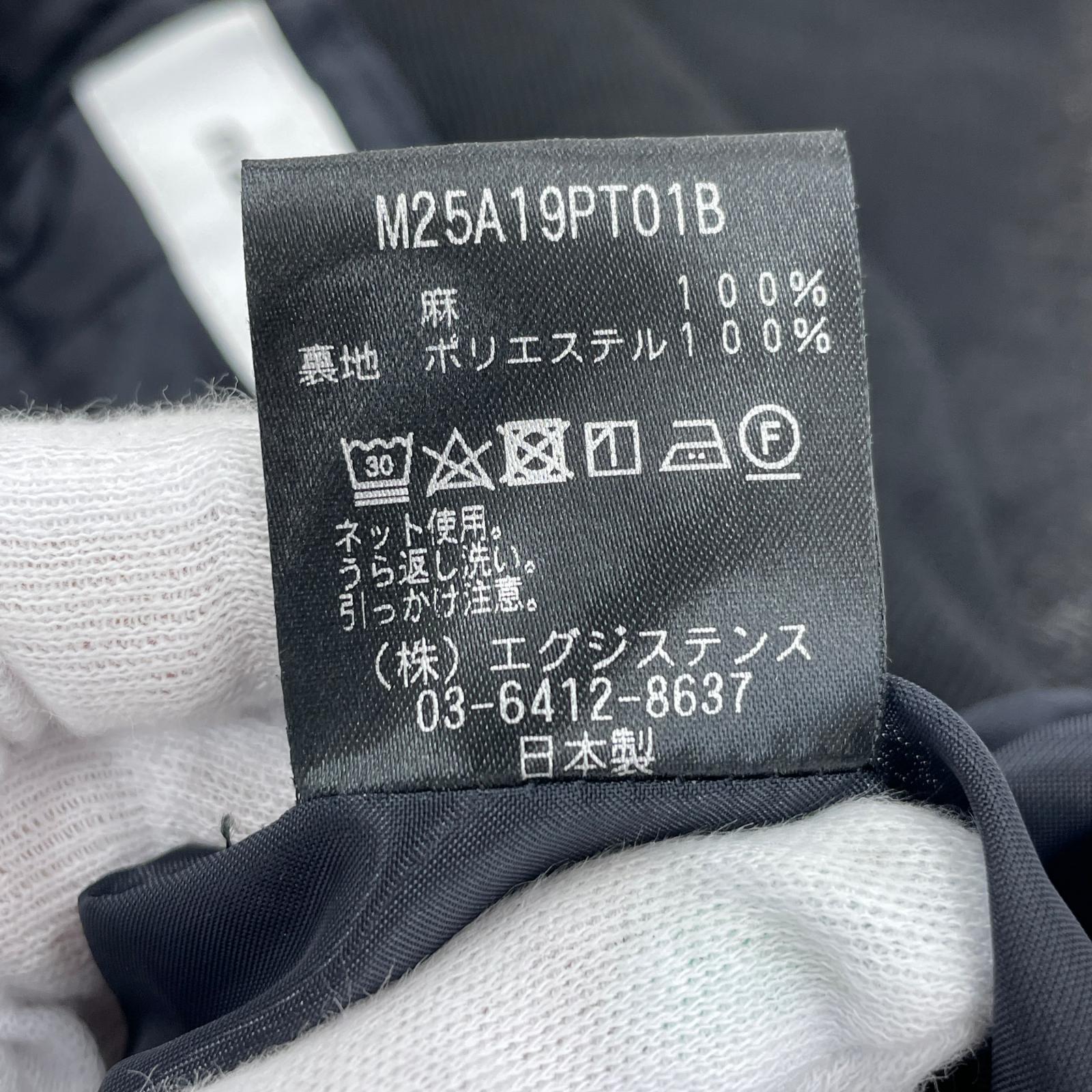 ショートパンツ marka 25SS リネンショートパンツ 2 ブラック ブラック
