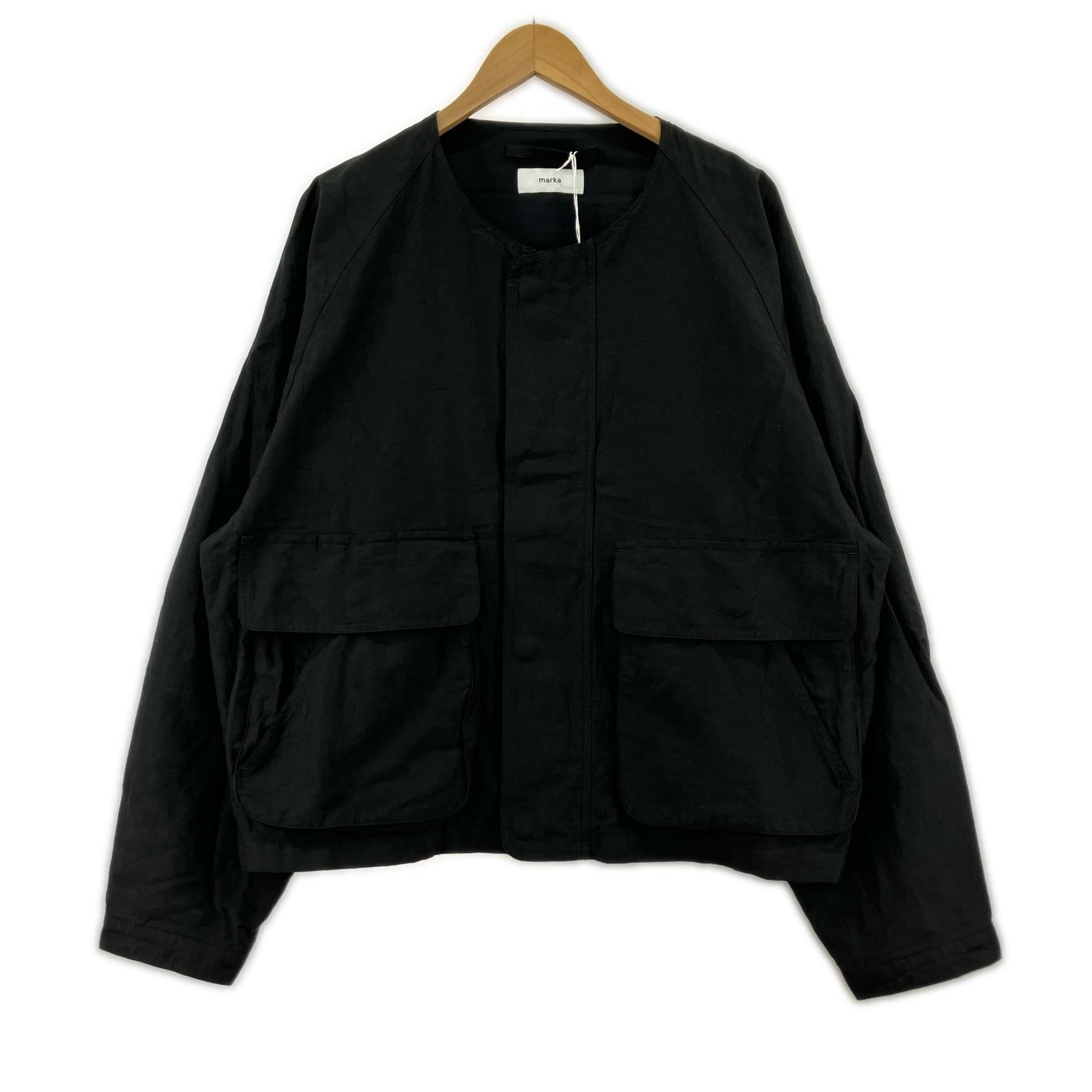 ジャケット marka 26SS Hunting Jacket 3混紡 ハンティングジャケット 2 ブラック ブラック
