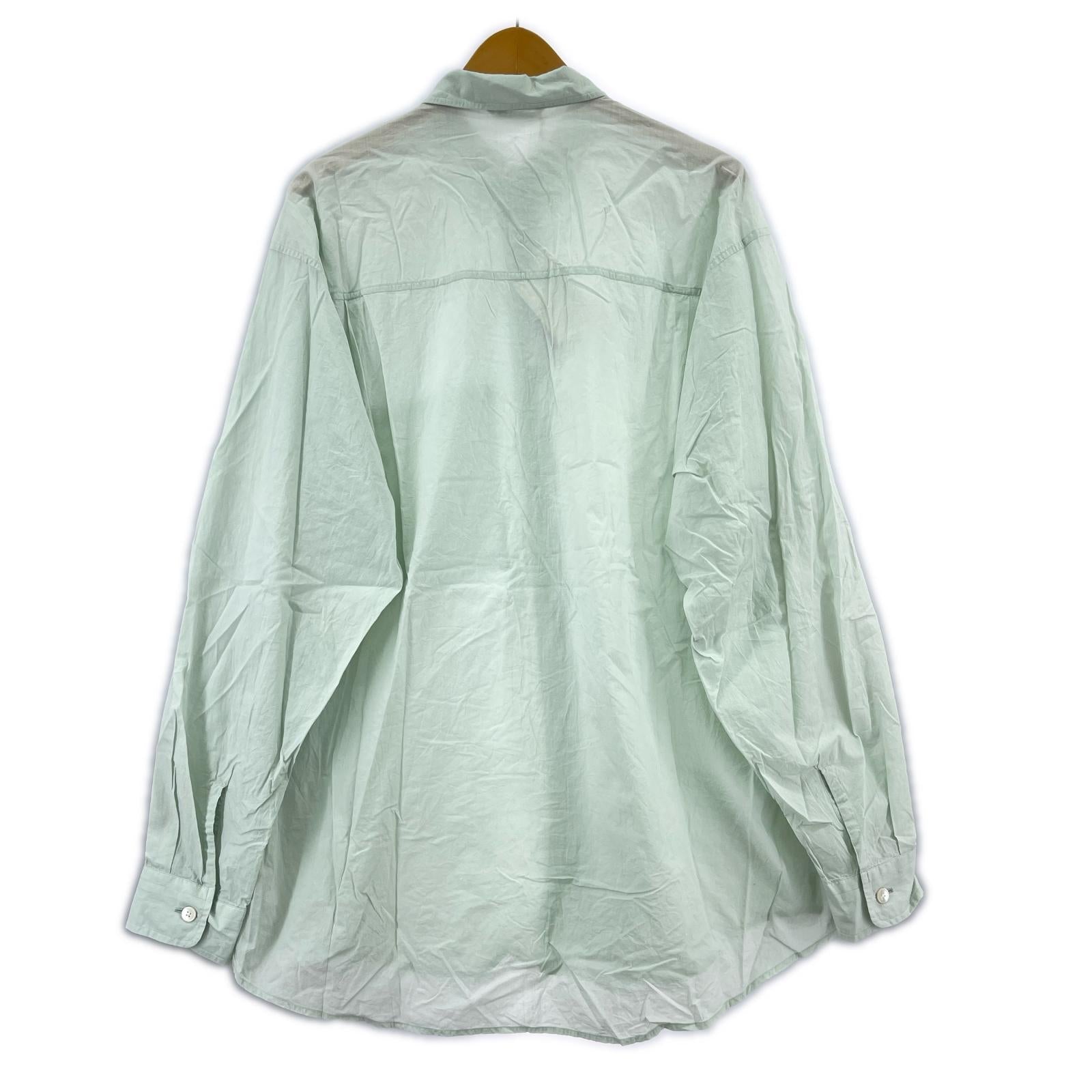 長袖シャツ AURALEE 26SS SUPER FINE COTTON LAWN SHIRT 4 ミント
