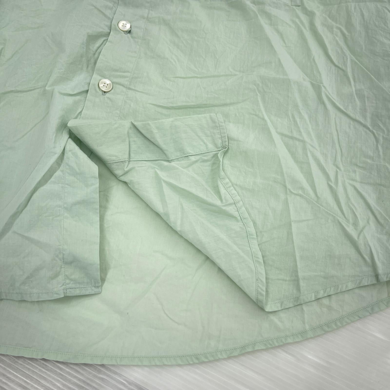 長袖シャツ AURALEE 26SS SUPER FINE COTTON LAWN SHIRT 4 ミント