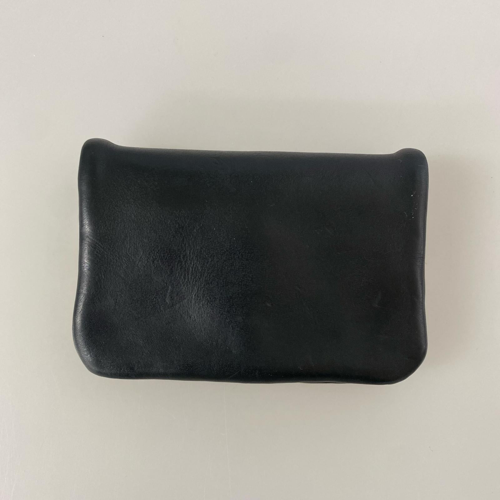 コインケース GUIDI 内縫い カード コインケース ブラック ブラック