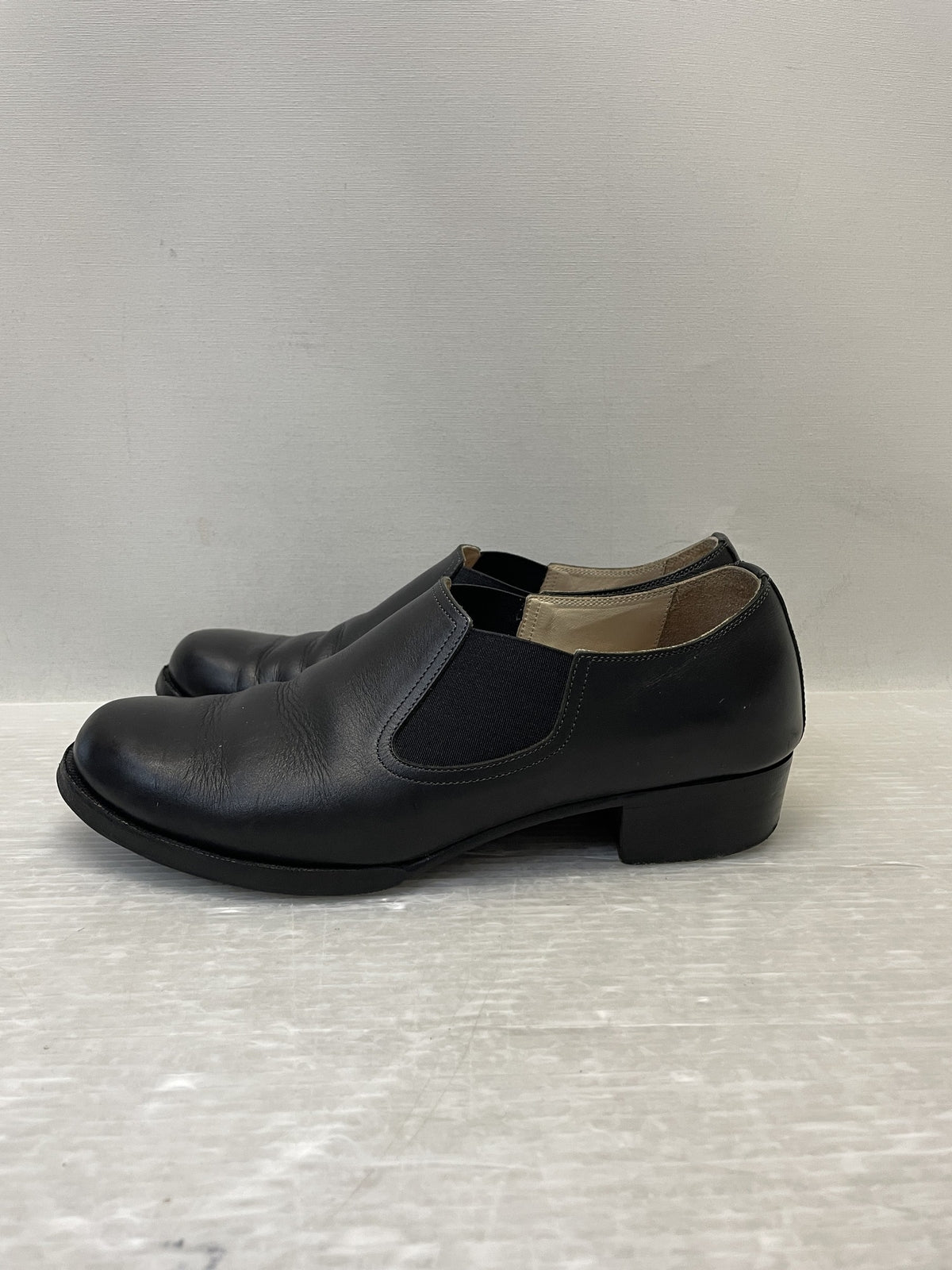 シューズ POST PRODUCTION MIL-DRESS Calf サイドゴアシューズ 6 ブラック