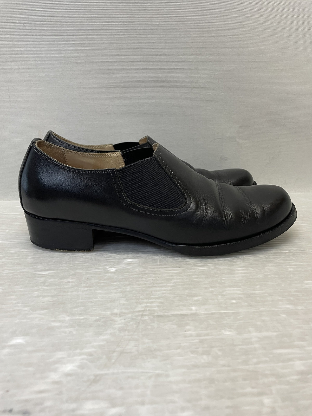 シューズ POST PRODUCTION MIL-DRESS Calf サイドゴアシューズ 6 ブラック