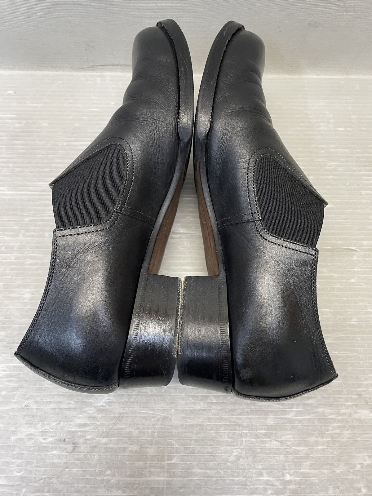 シューズ POST PRODUCTION MIL-DRESS Calf サイドゴアシューズ 6 ブラック