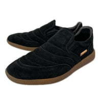 スニーカー Hender Scheme Derrida スウェード スリッポン 4 ブラック 4 ブラック