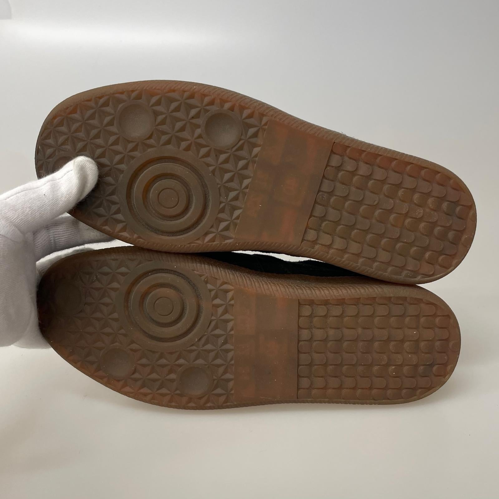 スニーカー Hender Scheme Derrida スウェード スリッポン 4 ブラック 4 ブラック
