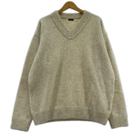 ニット Eys.MATERIAUX ｳｰﾙ Vﾈｯｸ ﾍﾞｰｼﾞｭ (L) L ベージュ