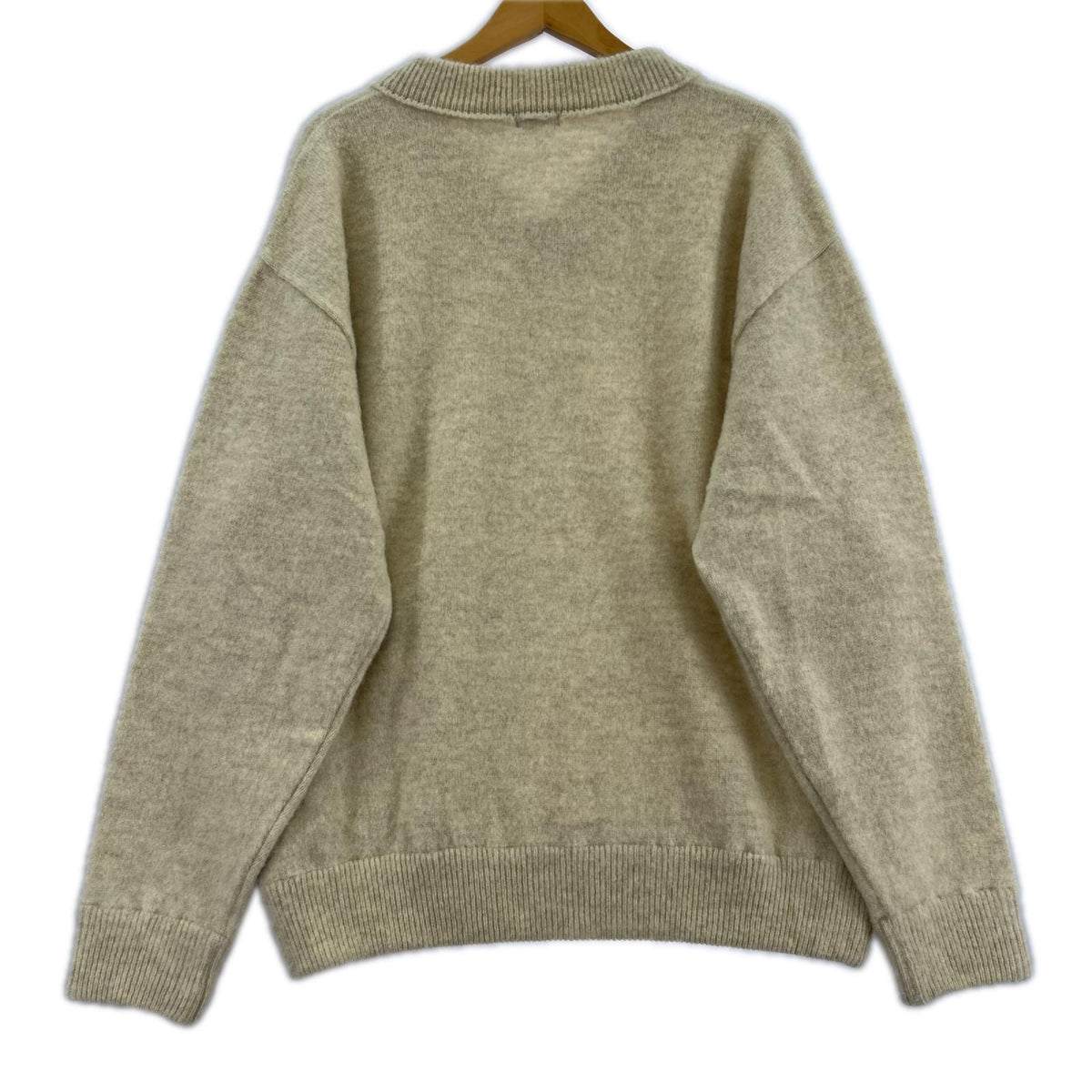 ニット Eys.MATERIAUX ｳｰﾙ Vﾈｯｸ ﾍﾞｰｼﾞｭ (L) L ベージュ