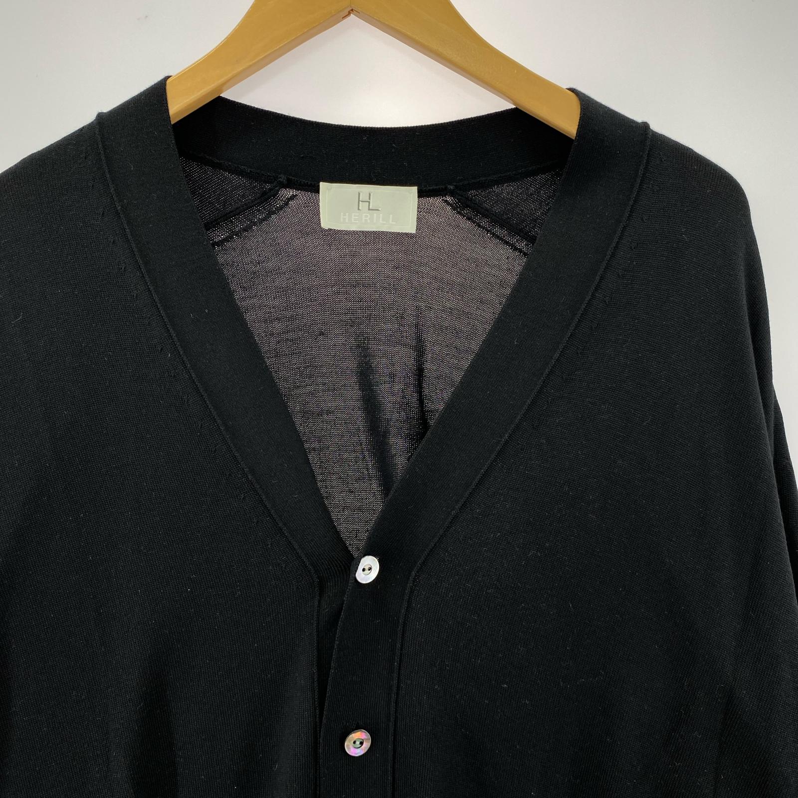 カーディガン Silk Cardigan 黒 (2) 2 ブラック