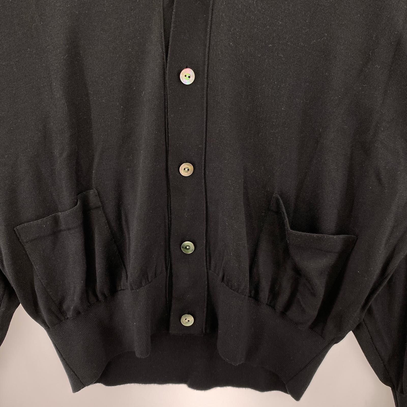 カーディガン Silk Cardigan 黒 (2) 2 ブラック