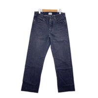 デニムパンツ TANAKA THE STRAIGHT JEANS TROUSERS W実寸32 29 ブラック