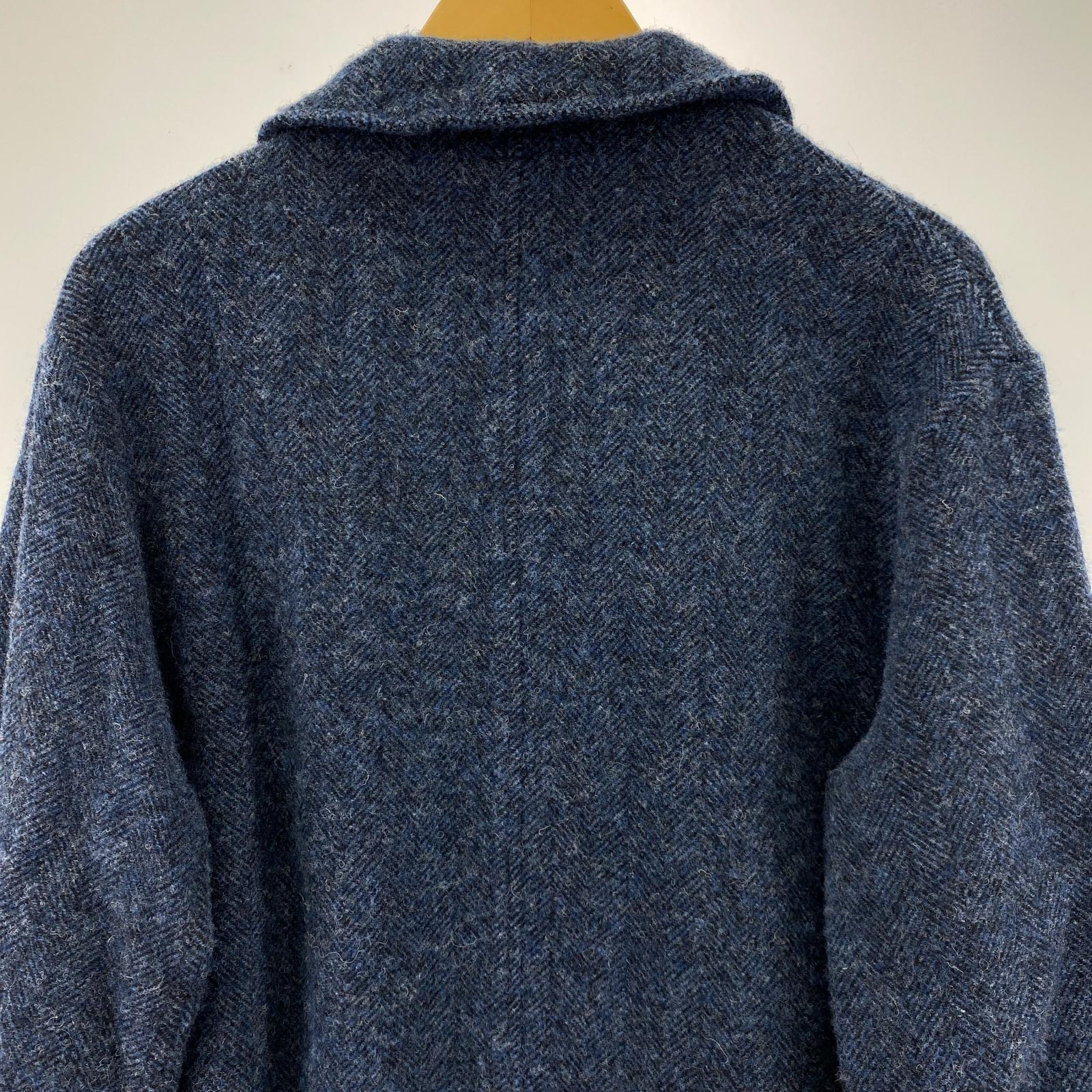 ジャケット 22AW 縮絨加工ヘリンボーンフレンチワークジャケット (2) 2 ブルー