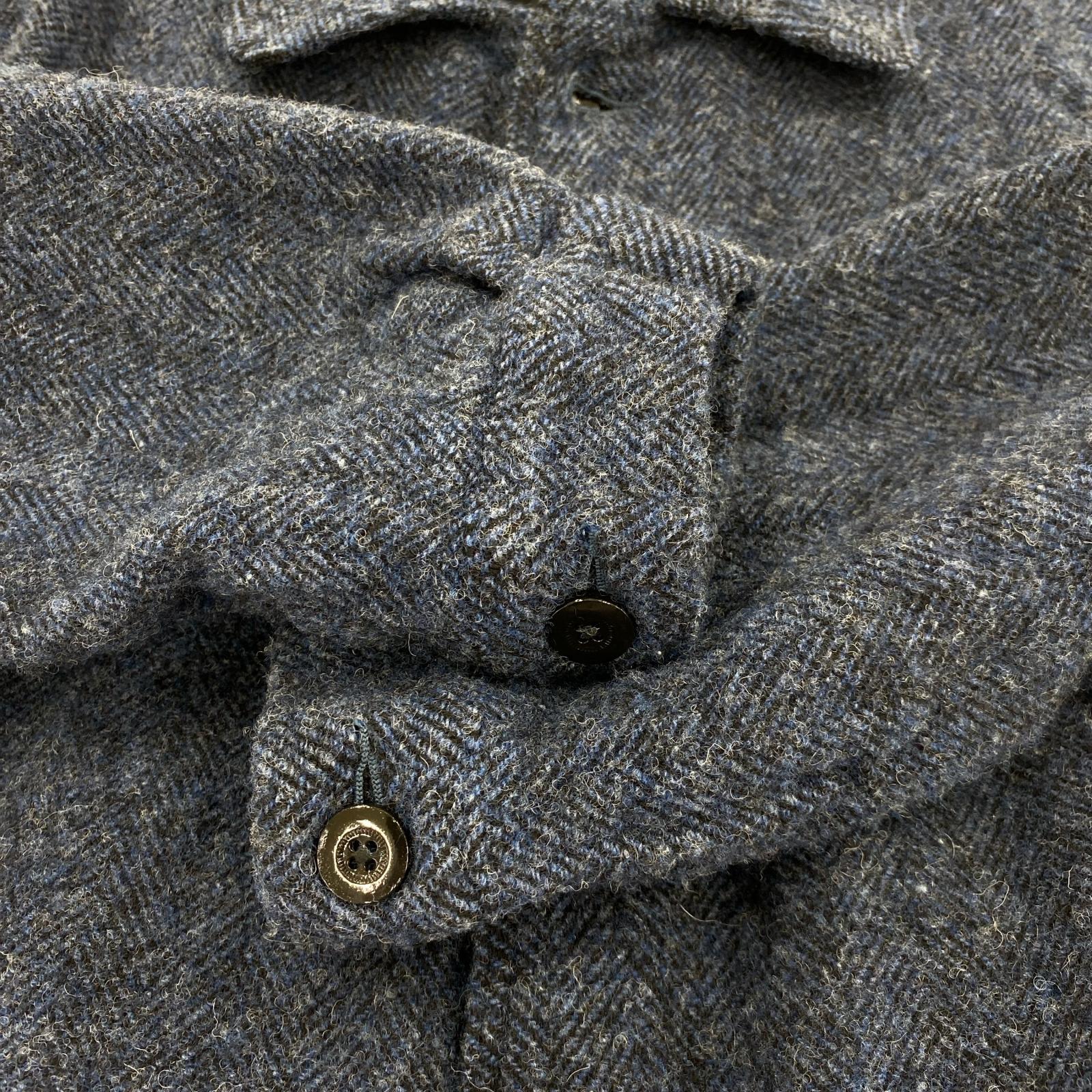 ジャケット 22AW 縮絨加工ヘリンボーンフレンチワークジャケット (2) 2 ブルー