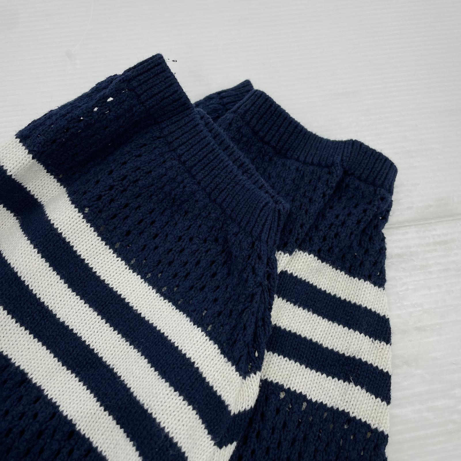 ニット Deuxieme Classe athletic wear MASON 紺 フリー ネイビー