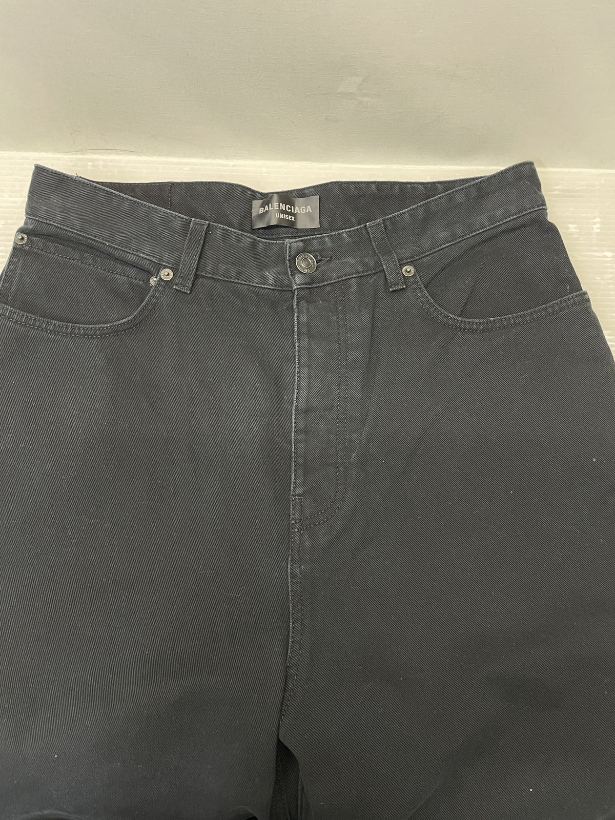 BALENCIAGA Baggy Denim Pants バギーデニムパンツ S 黒