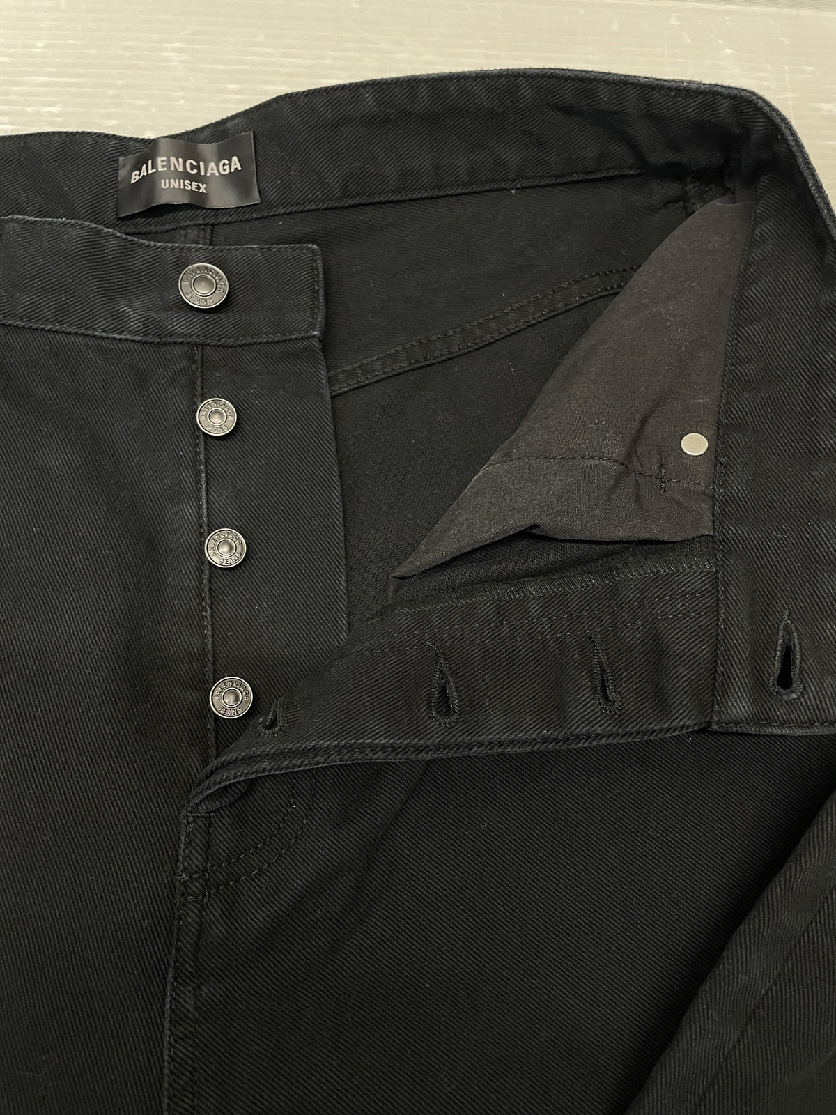 BALENCIAGA Baggy Denim Pants バギーデニムパンツ S 黒