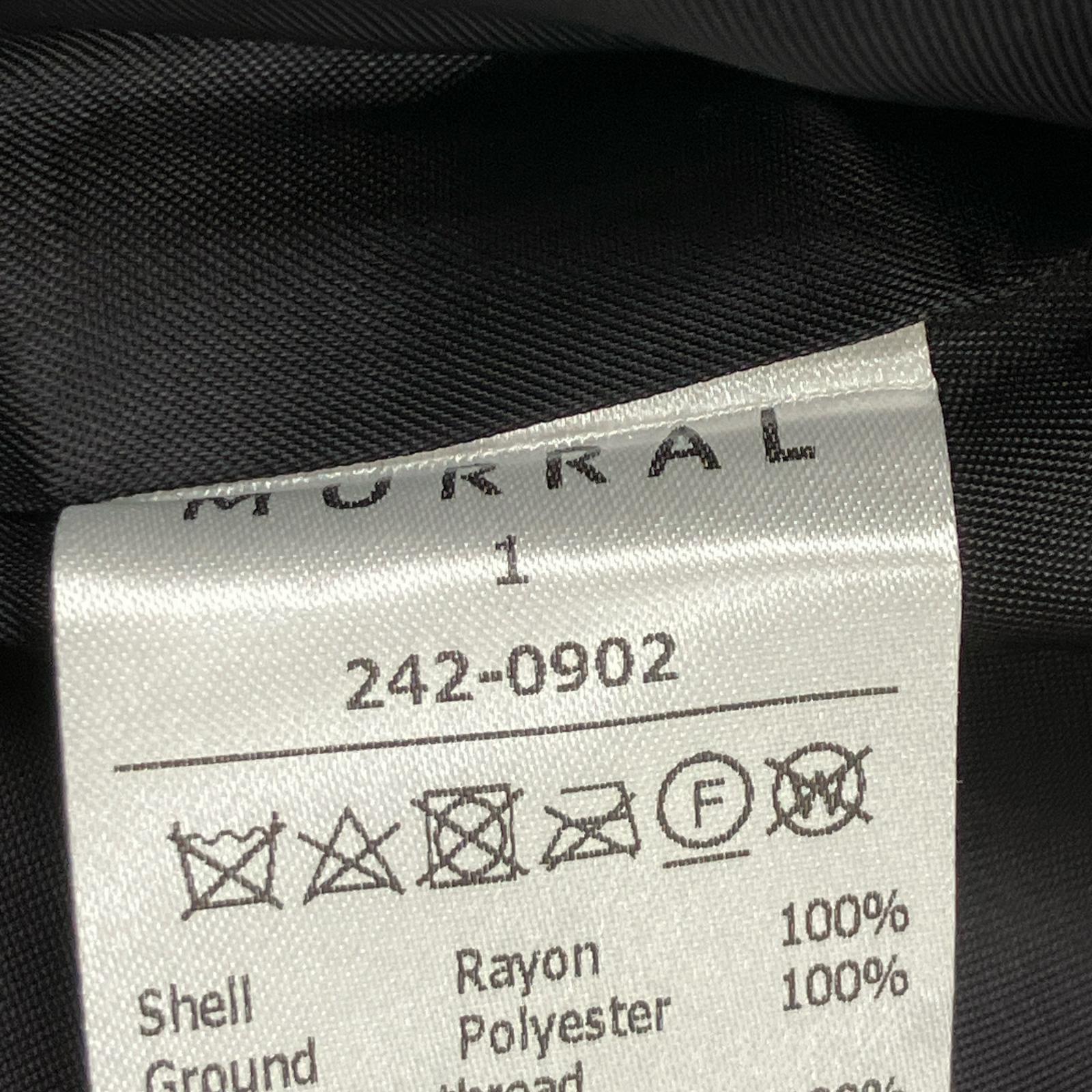 ロングスカート MURRAL Symbolic embroidery velvet skirt ベルベットスカート 1 グリーン
