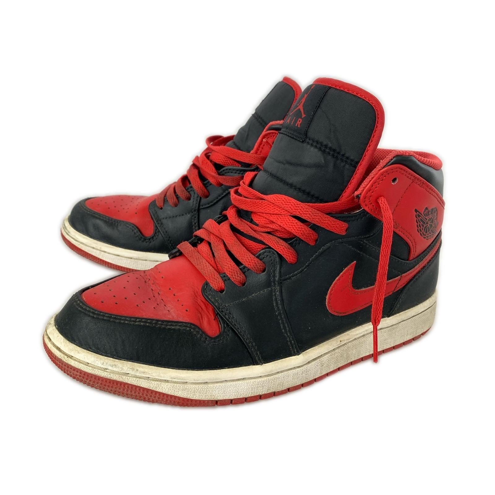 スニーカー Air Jordan 1 Mid Bred Toe 26.5cm 26.5cm (US8 1/2 UK8 EU43)