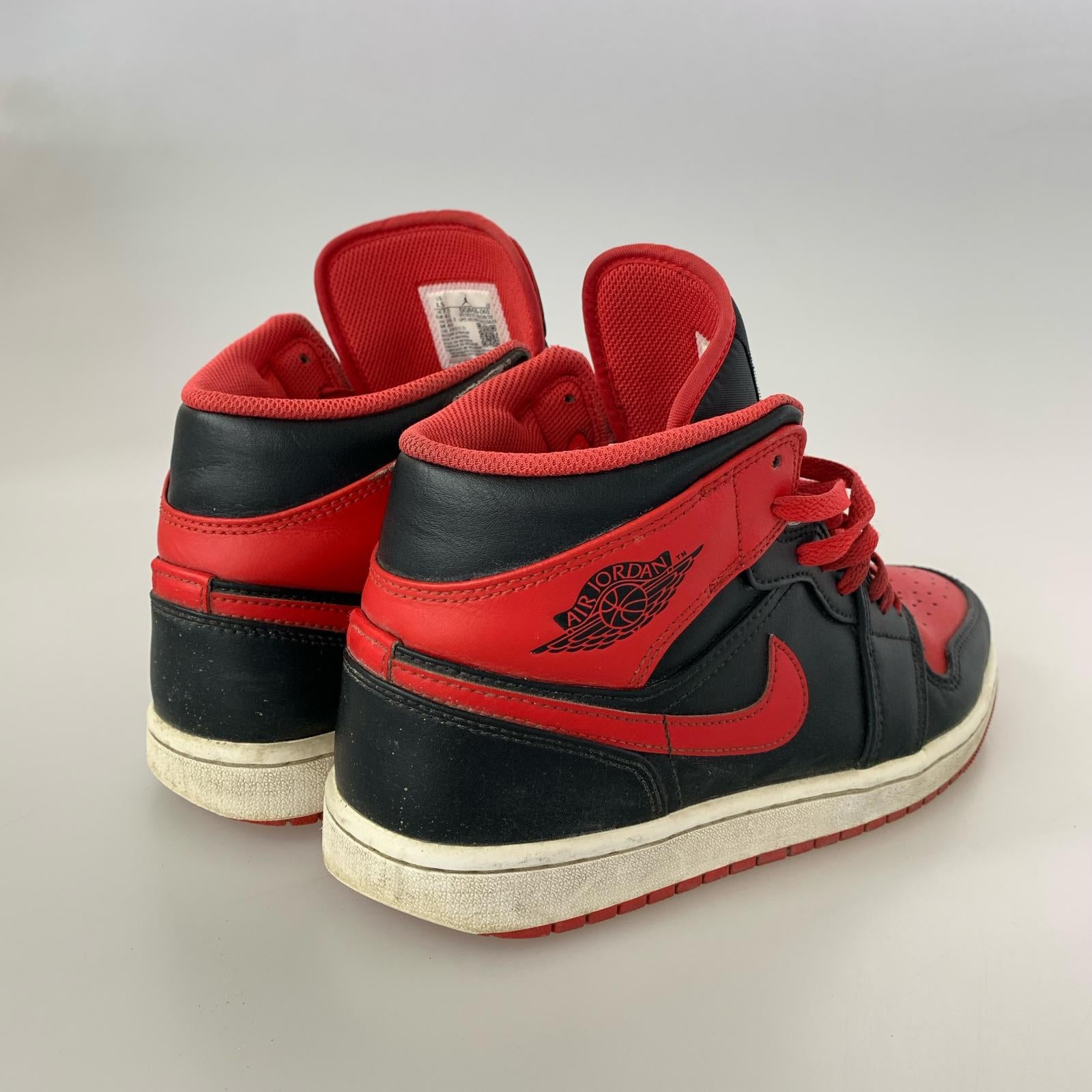 スニーカー Air Jordan 1 Mid Bred Toe 26.5cm 26.5cm (US8 1/2 UK8 EU43)