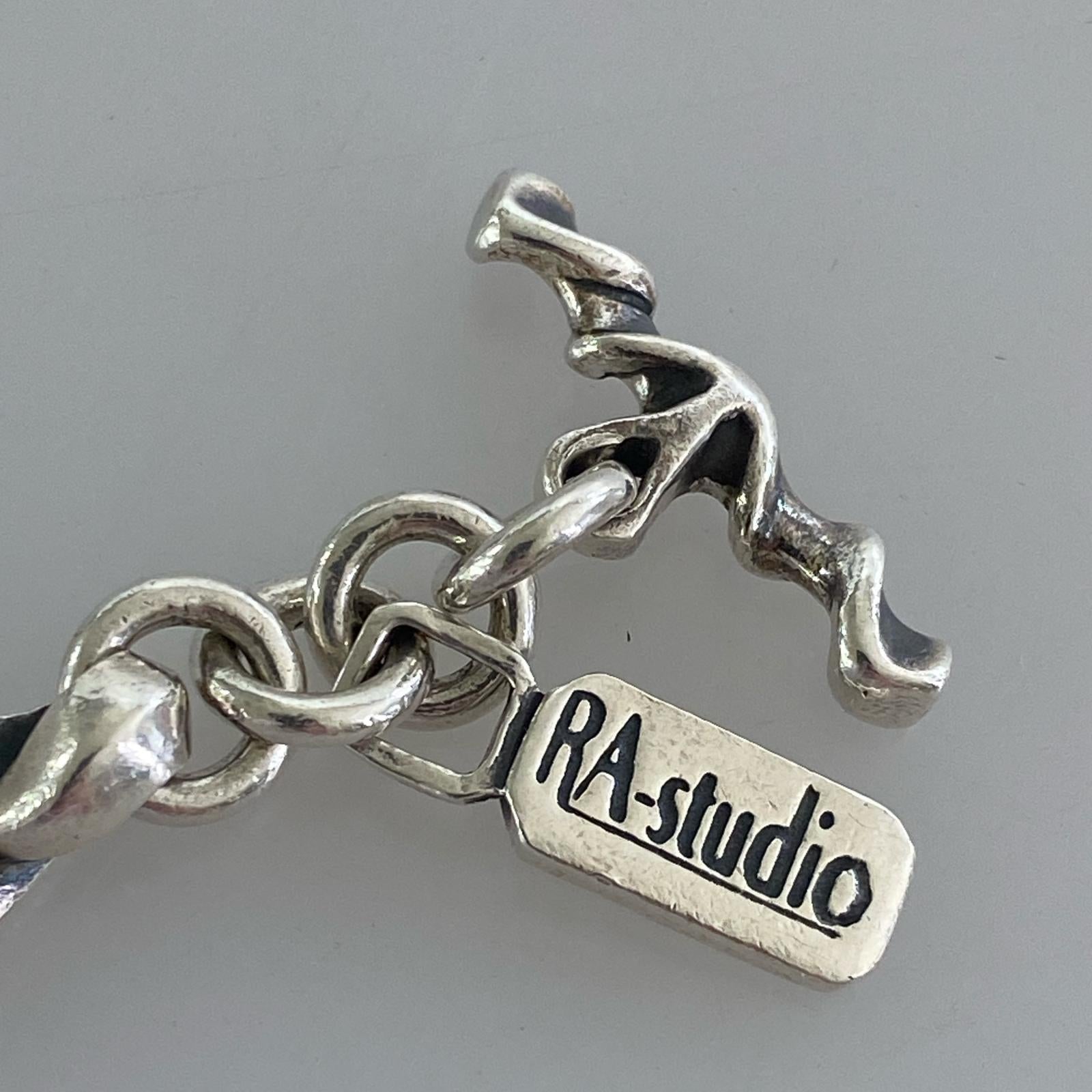 ブレスレット ra -studio 925 シルバー Tバーブレスレット シルバー