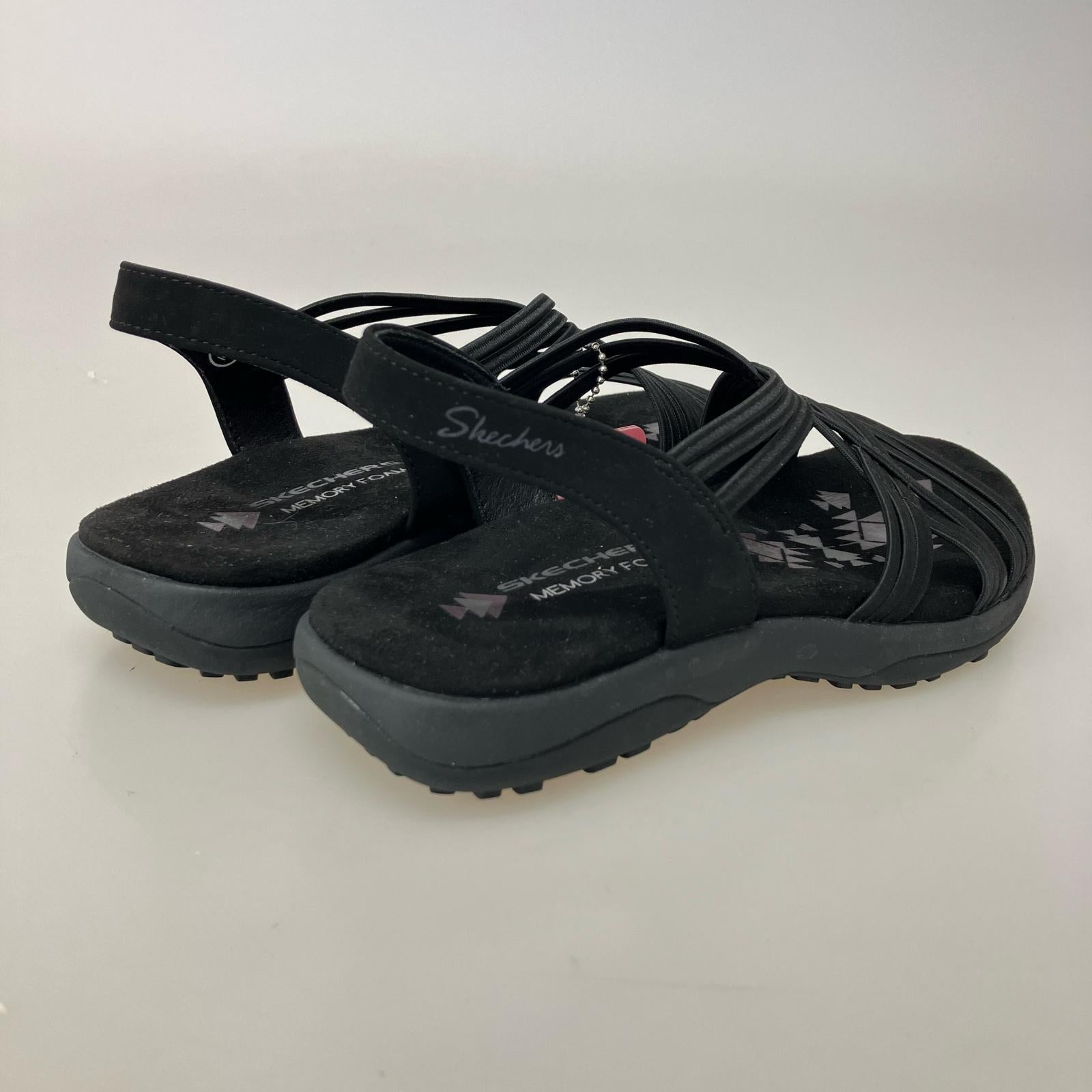 シューズ Skechers Reggae Slim Simply Stretch ブラック