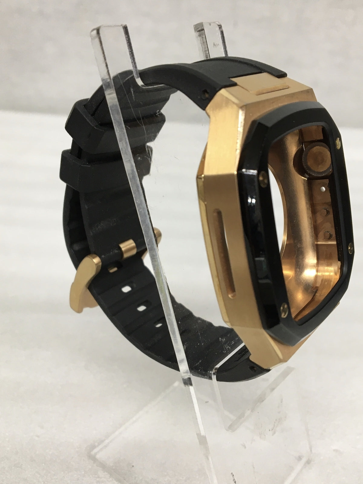 腕時計 GOLDEN CONCEPT ゴールド ブラック ラバーバンド