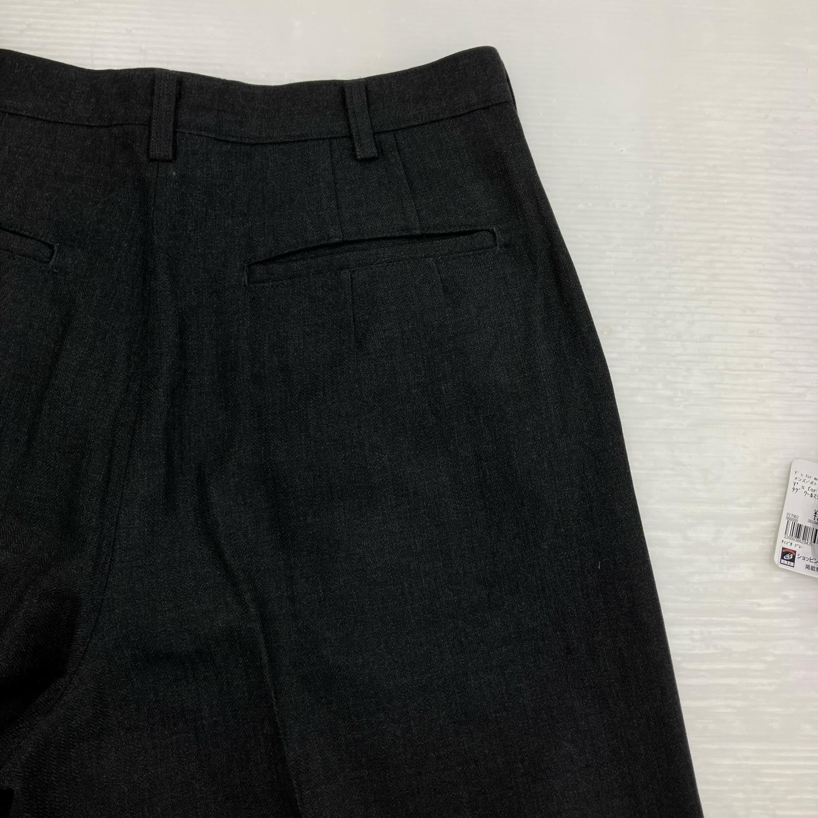 パンツ Y’s for men 初期 茶タグ ウールスラックス M グレー M グレー