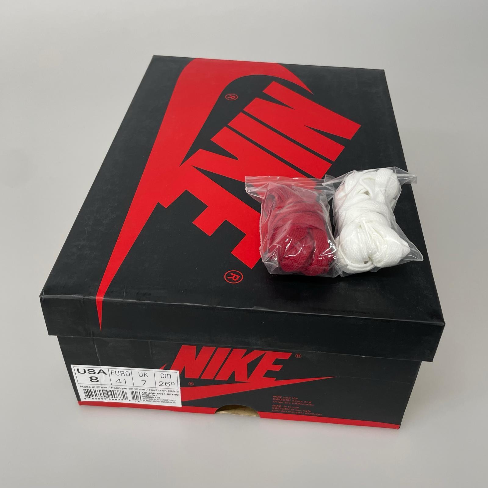 スニーカー Air Jordan 1 Retro High OG Black Toe 26cm (US8 UK7 1/2 EU42)