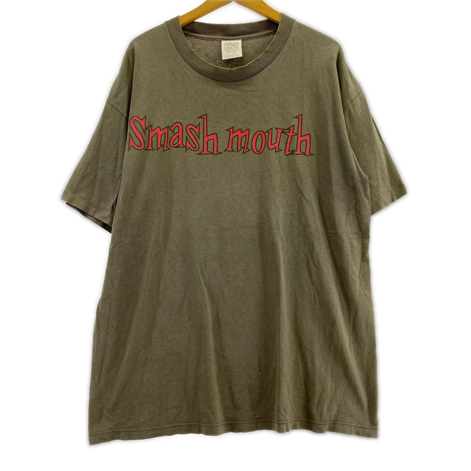 半袖Ｔシャツ 90s USA製 WILD OATS smash mouth-xl ブラウン