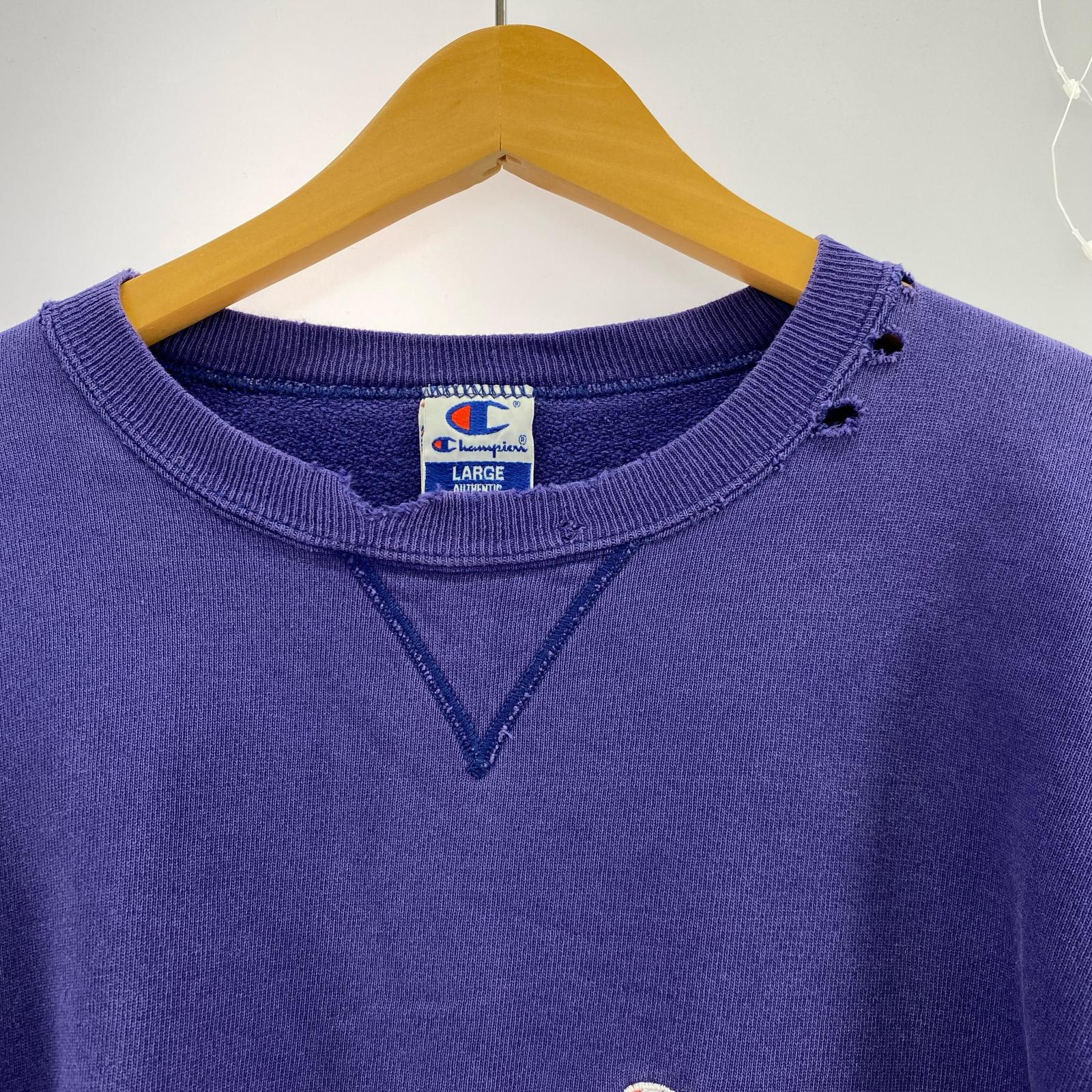 スウェット 90s メキシコ製-L　PUR L パープル